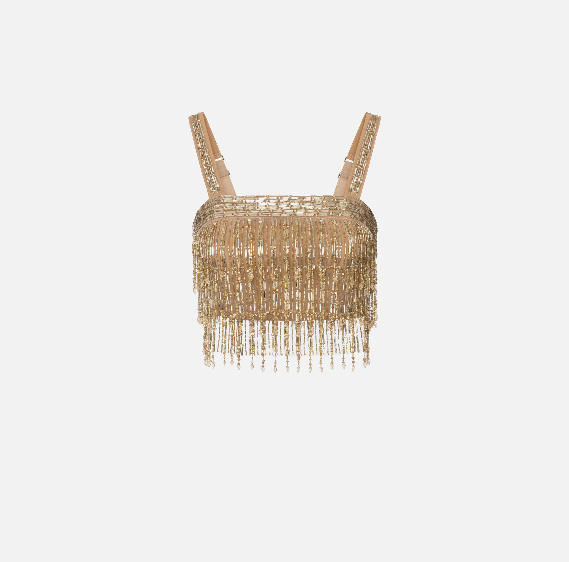 Top bandeau en crêpe brodé de sequins - ABBIGLIAMENTO - Elisabetta Franchi