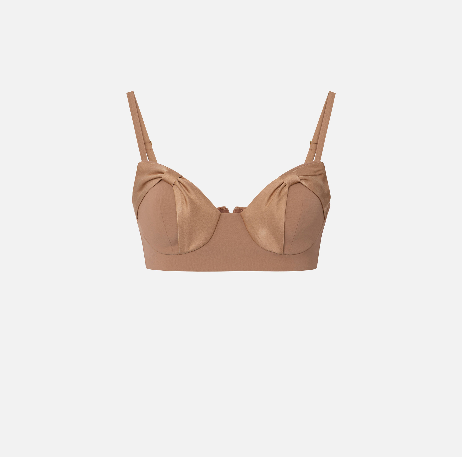 Top de crepé con lazos de raso - Elisabetta Franchi