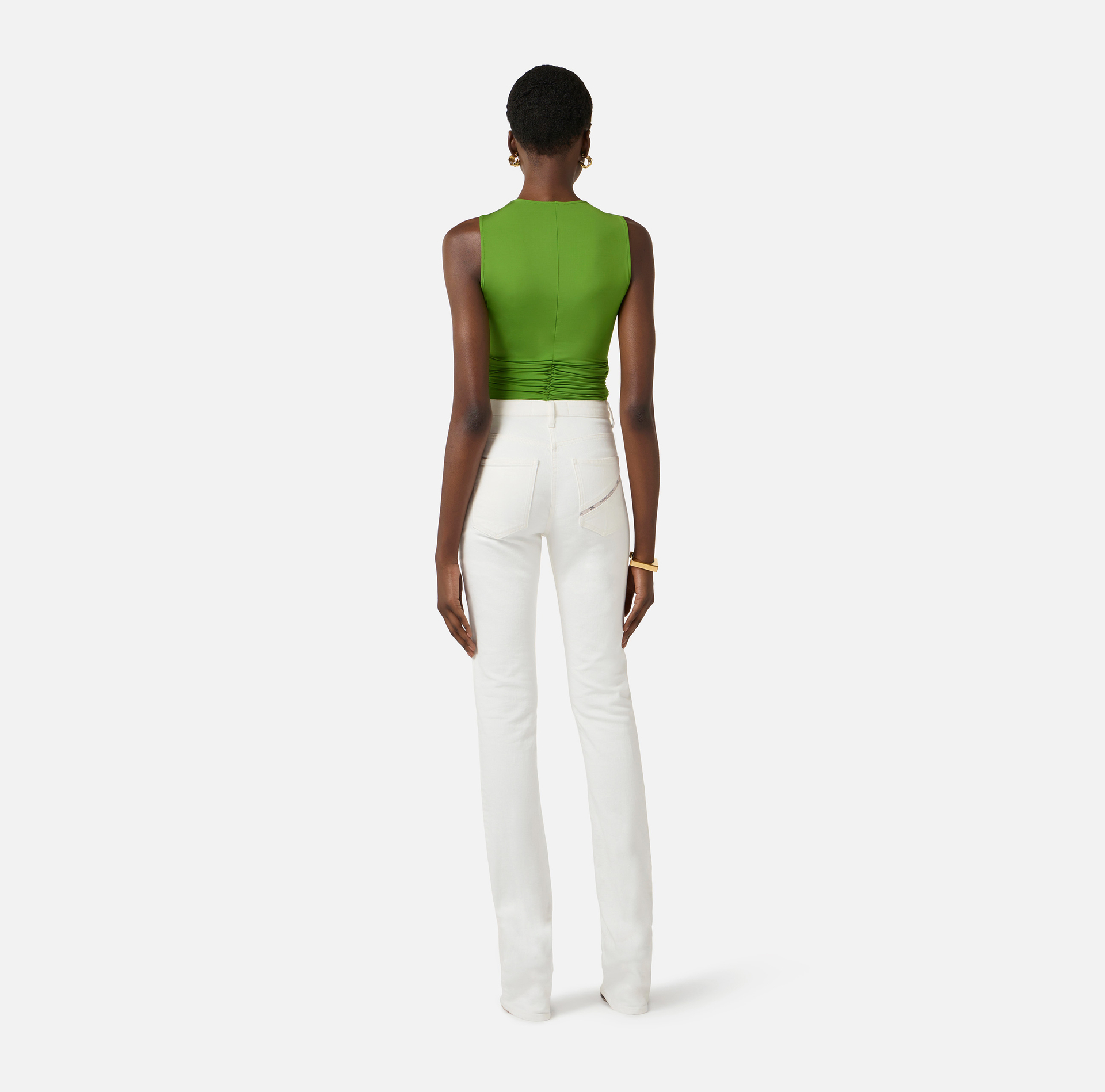 Top aus Jersey mit Schmuckdetail - Elisabetta Franchi