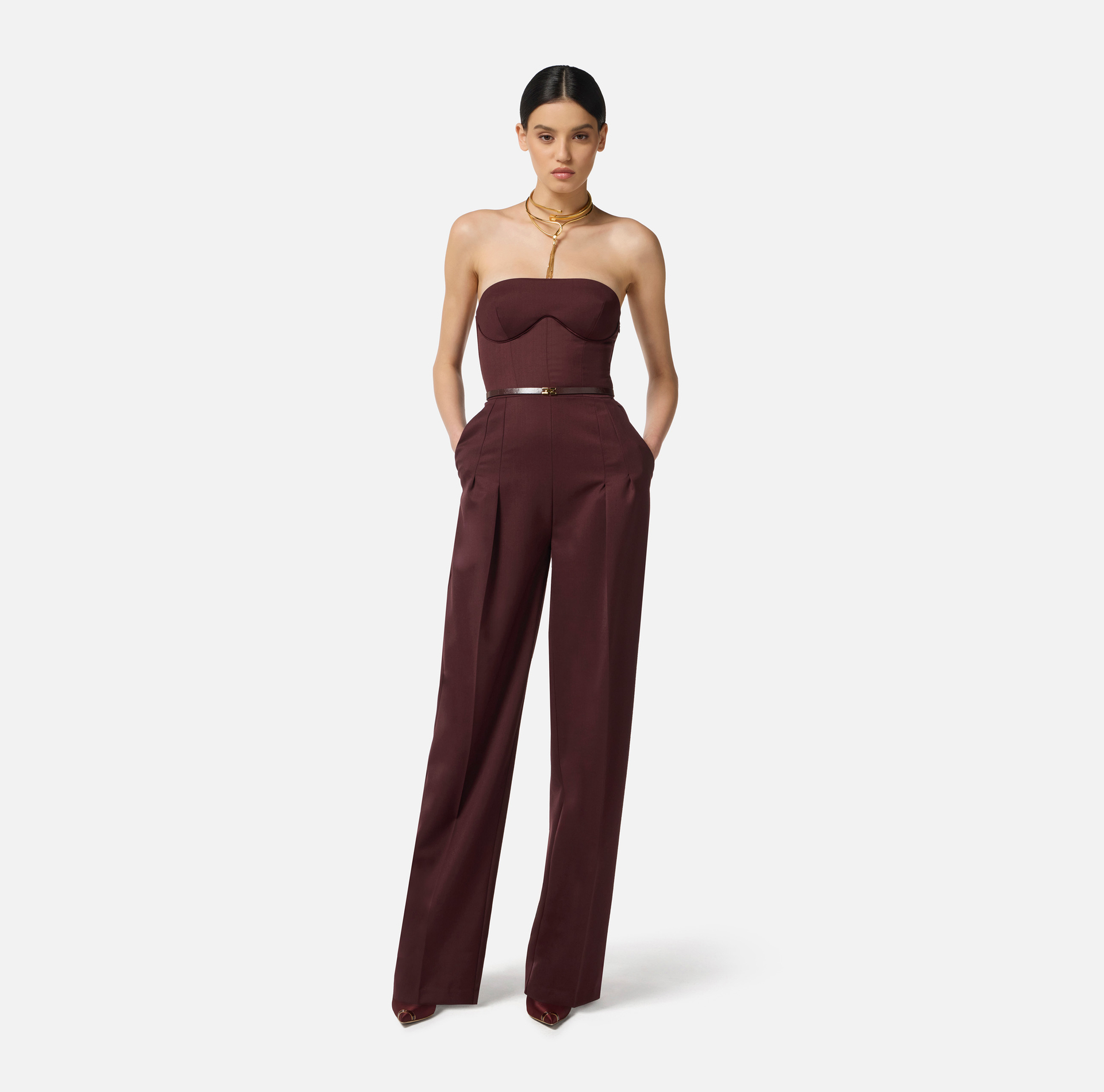 Cool wool jumpsuit - Elisabetta Franchi