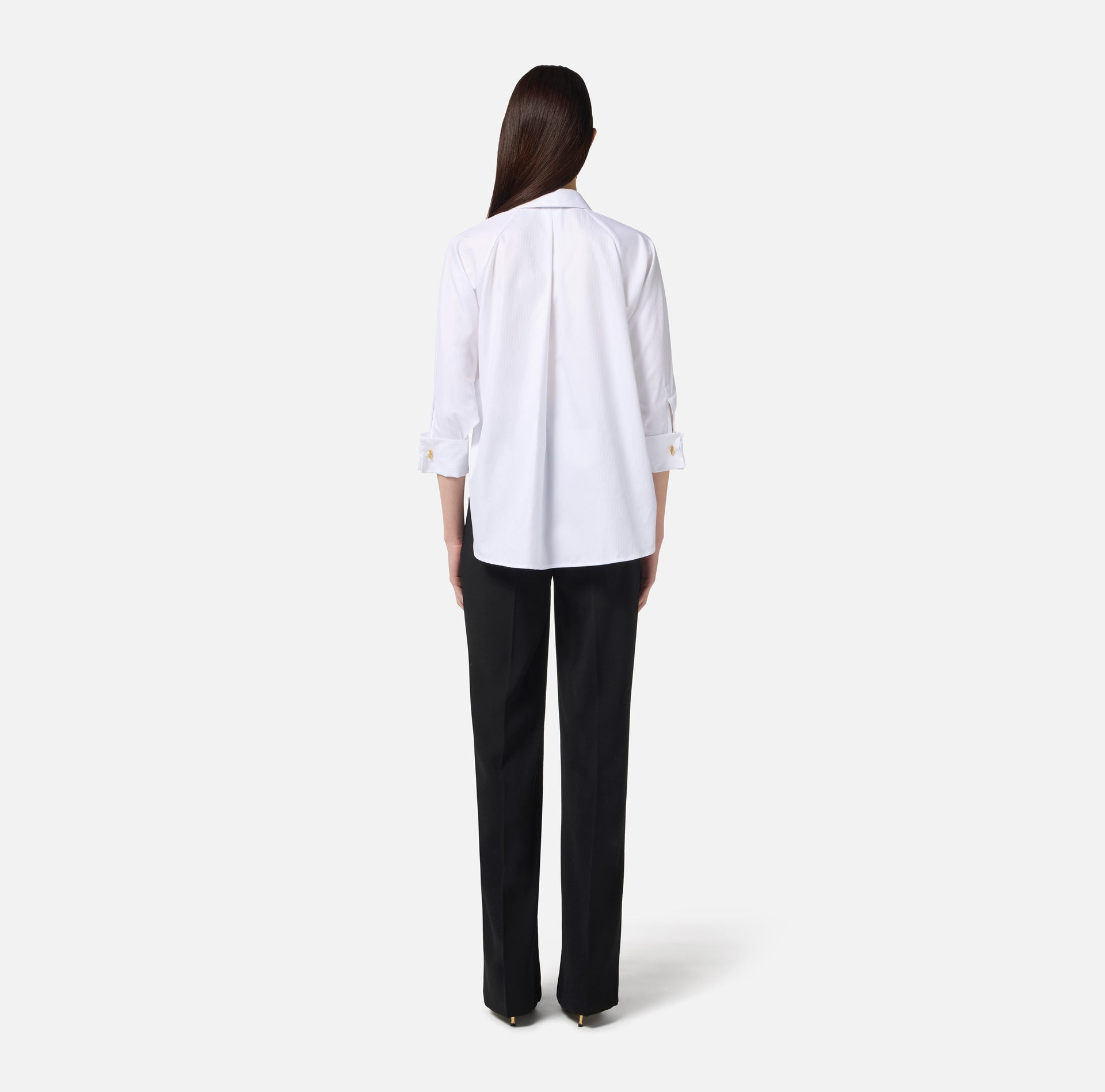 Lightweight crêpe and poplin jumpsuit - Elisabetta Franchi