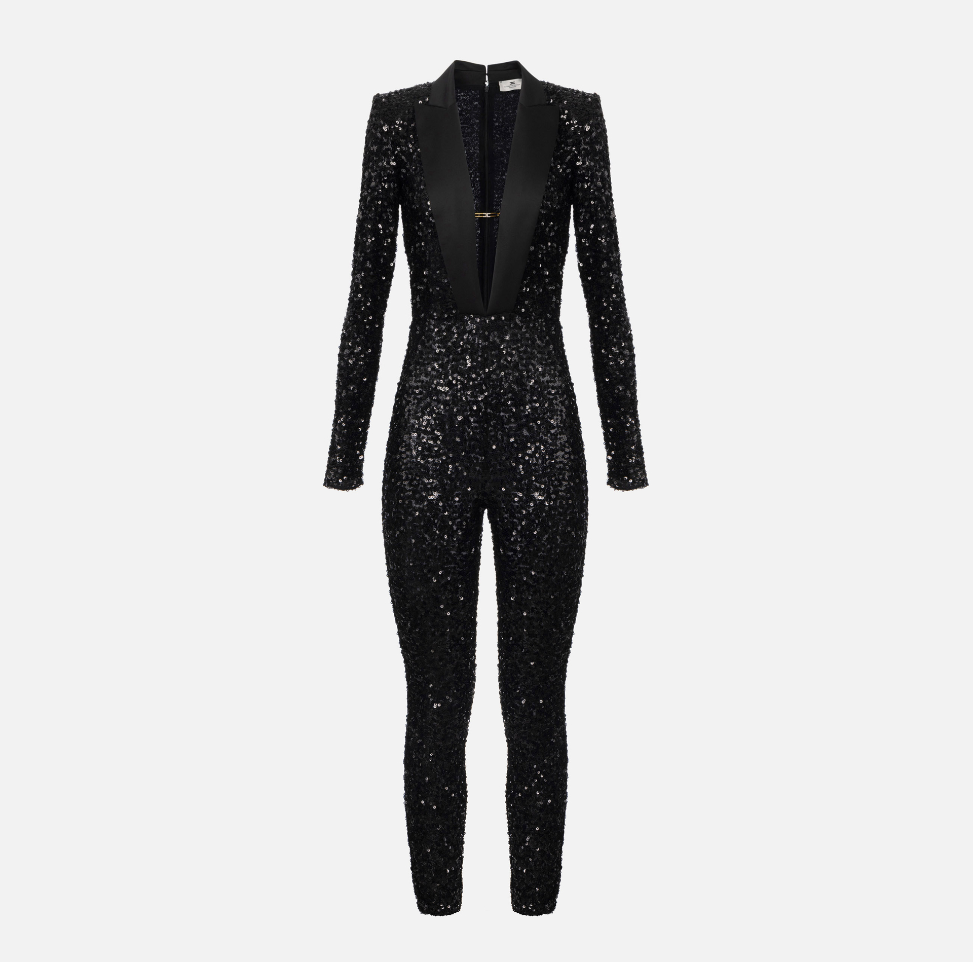 Mono Red Carpet completamente de lentejuelas - Elisabetta Franchi
