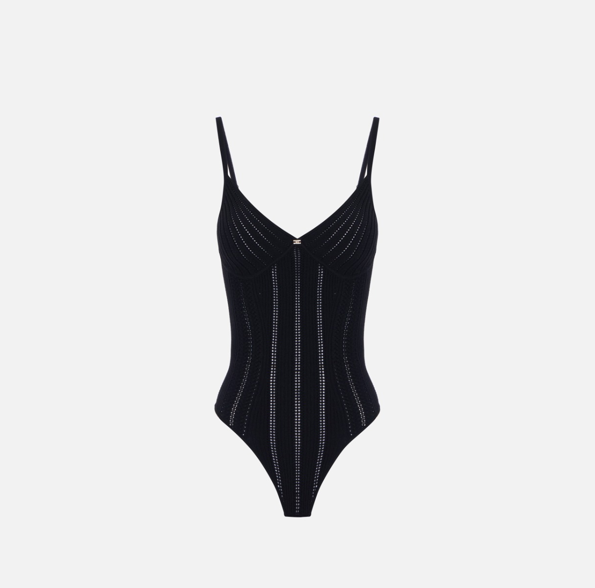 Body in maglia à jour