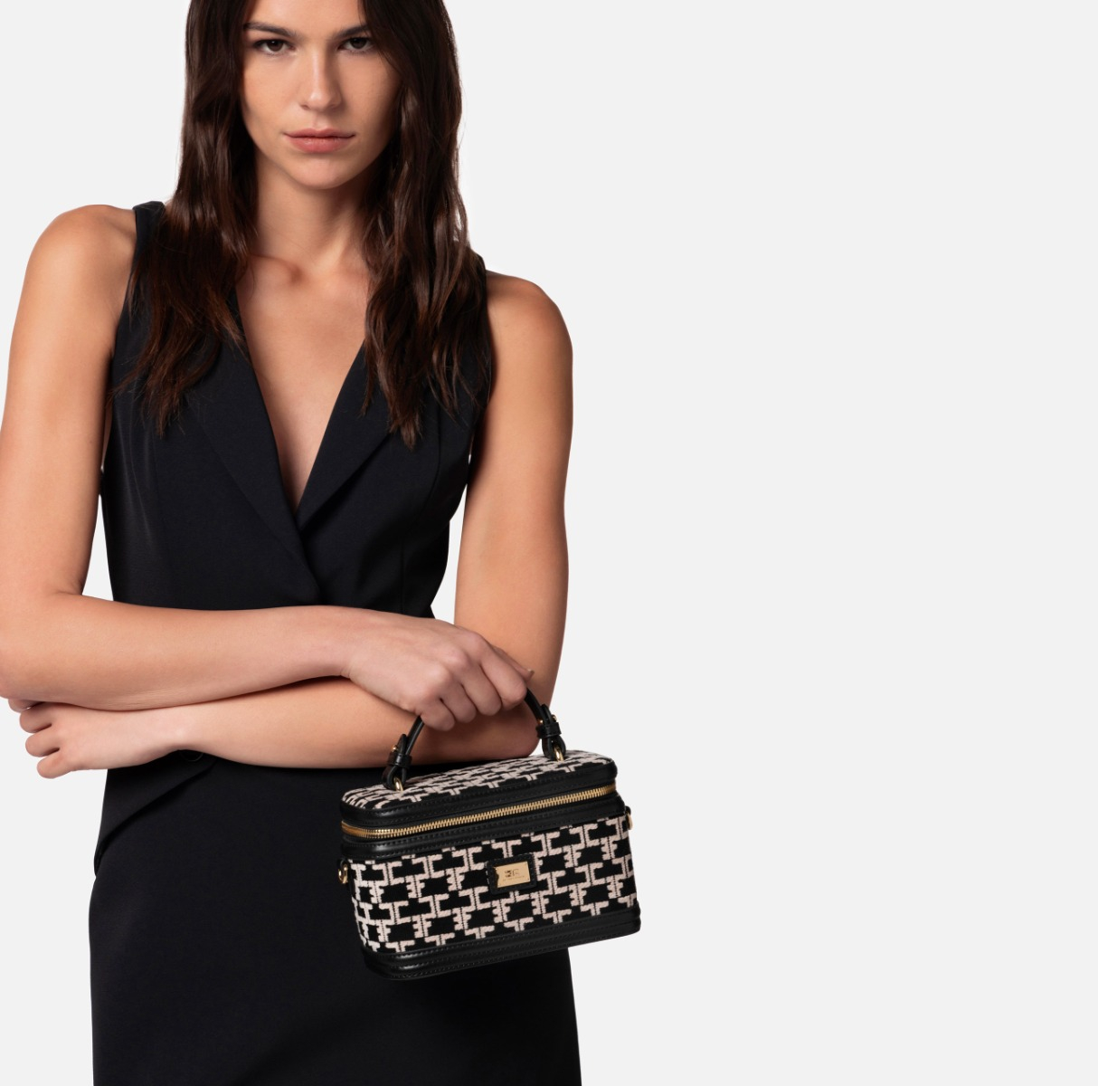 Monogram Travel Kosmetiktasche - Elisabetta Franchi