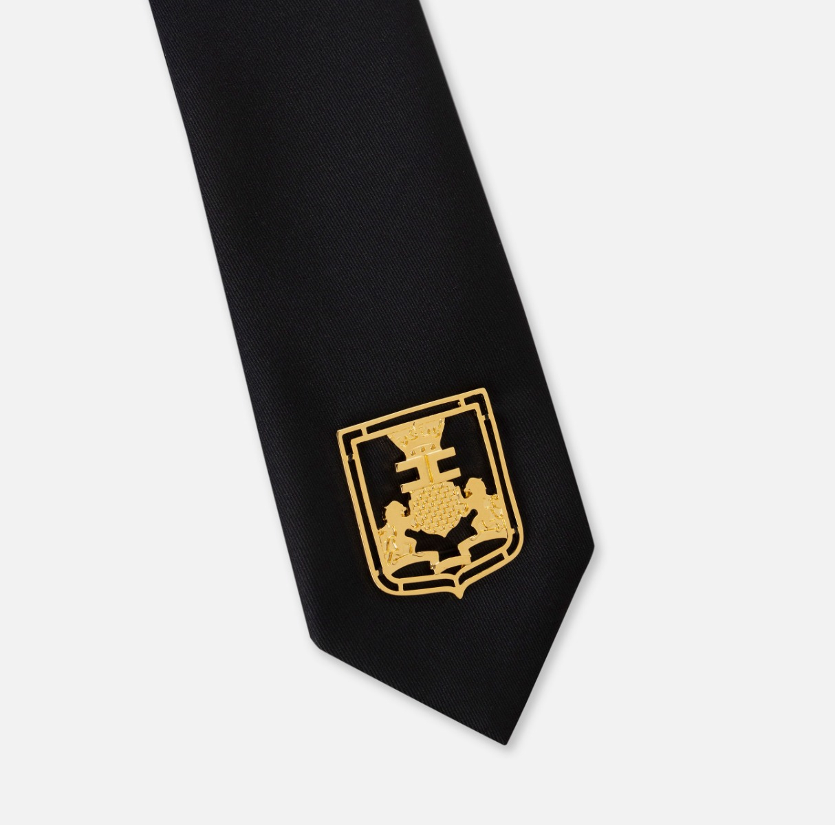 Krawatte mit Logo-Plakette - Elisabetta Franchi