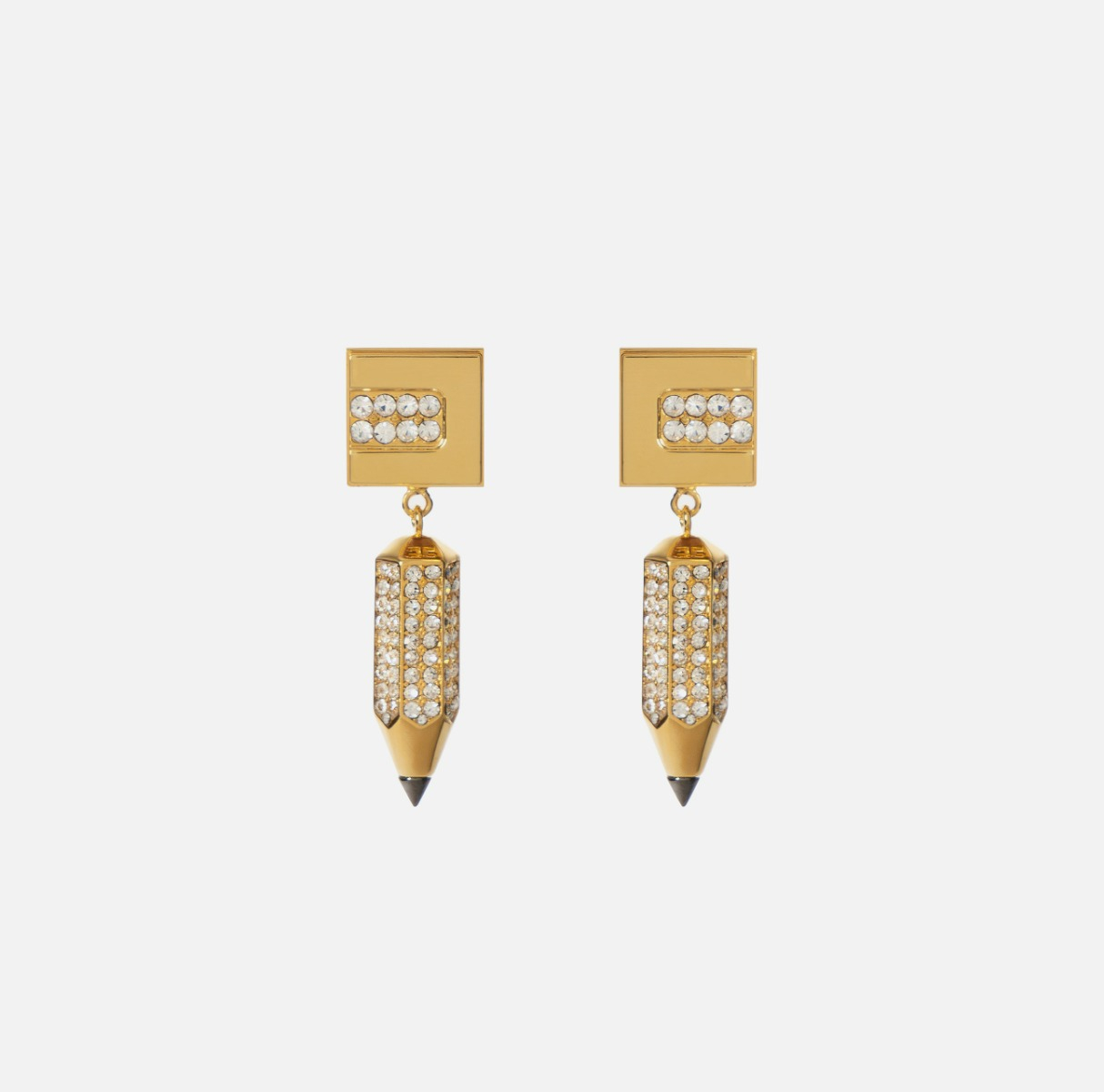 Boucles d'oreilles strass forme crayon - ACCESSORI - Elisabetta Franchi