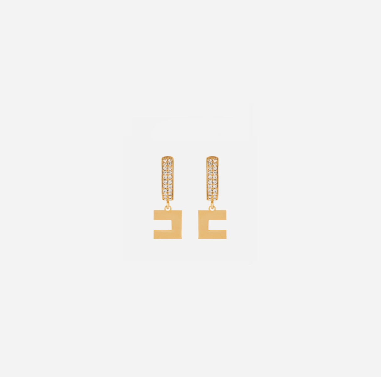 Gold galvanic mini hoops - ACCESSORI - Elisabetta Franchi