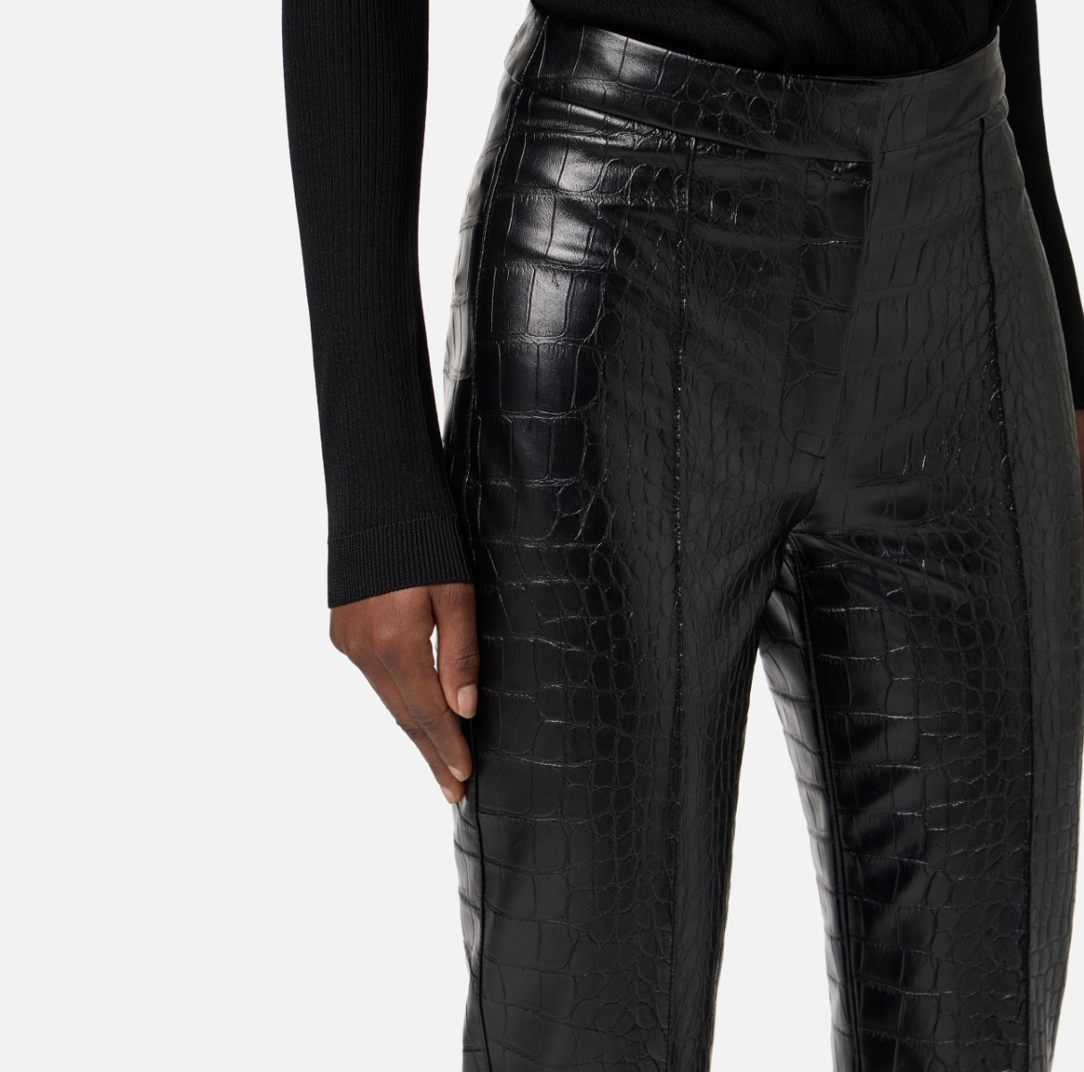 Pantalon avec imprimé crocodile - Elisabetta Franchi