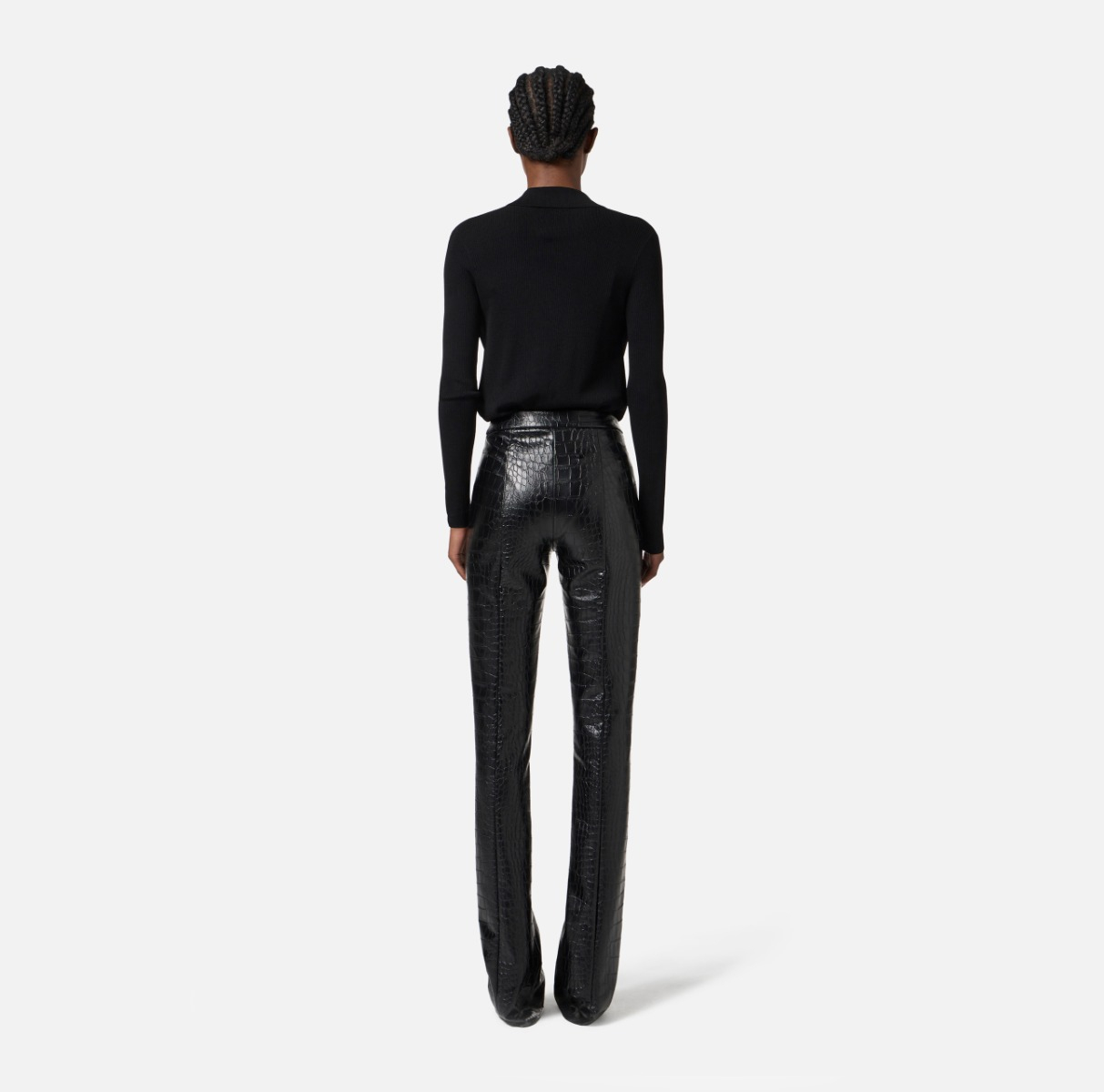 Pantalon avec imprimé crocodile - Elisabetta Franchi