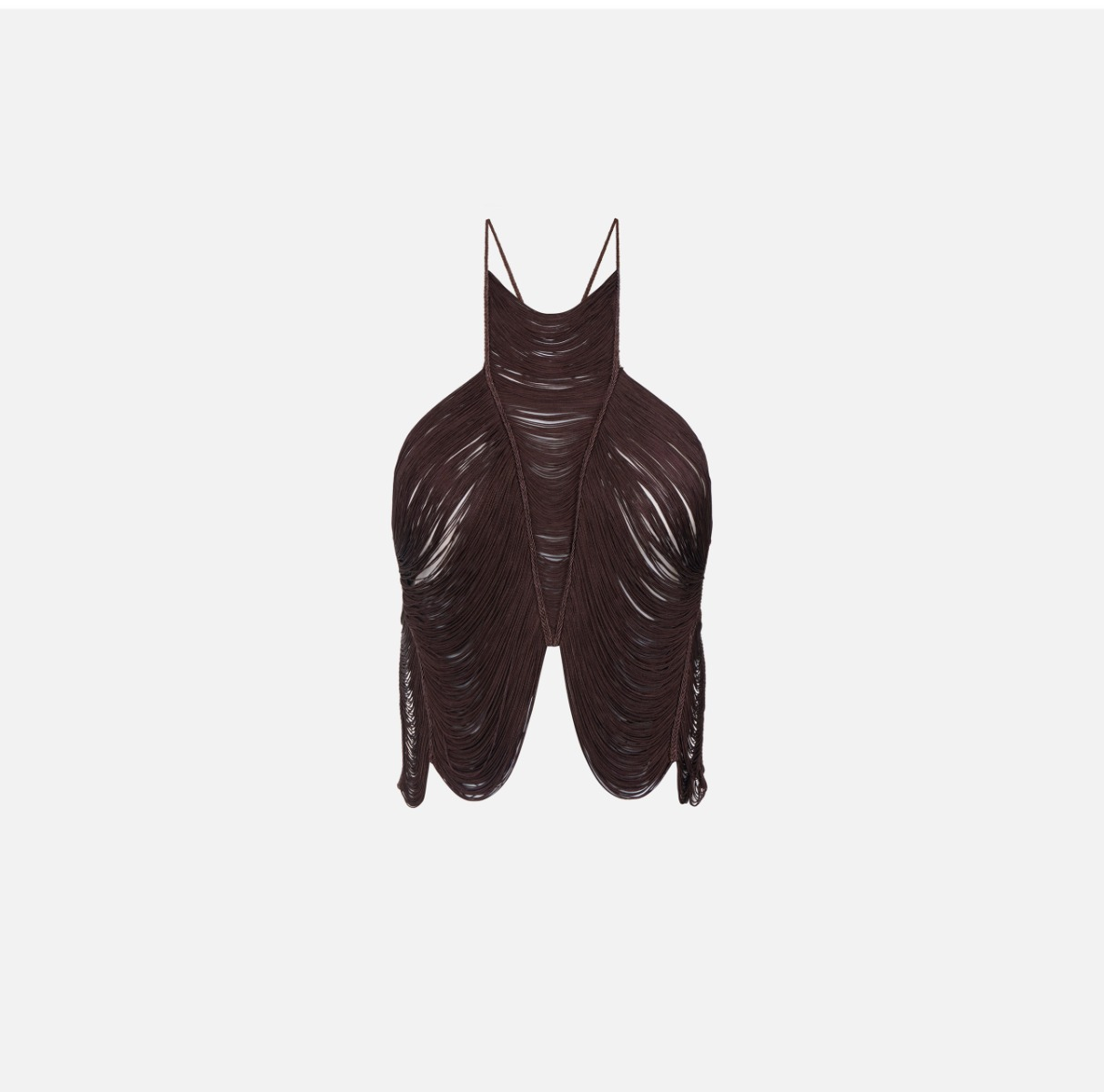 Top con frange