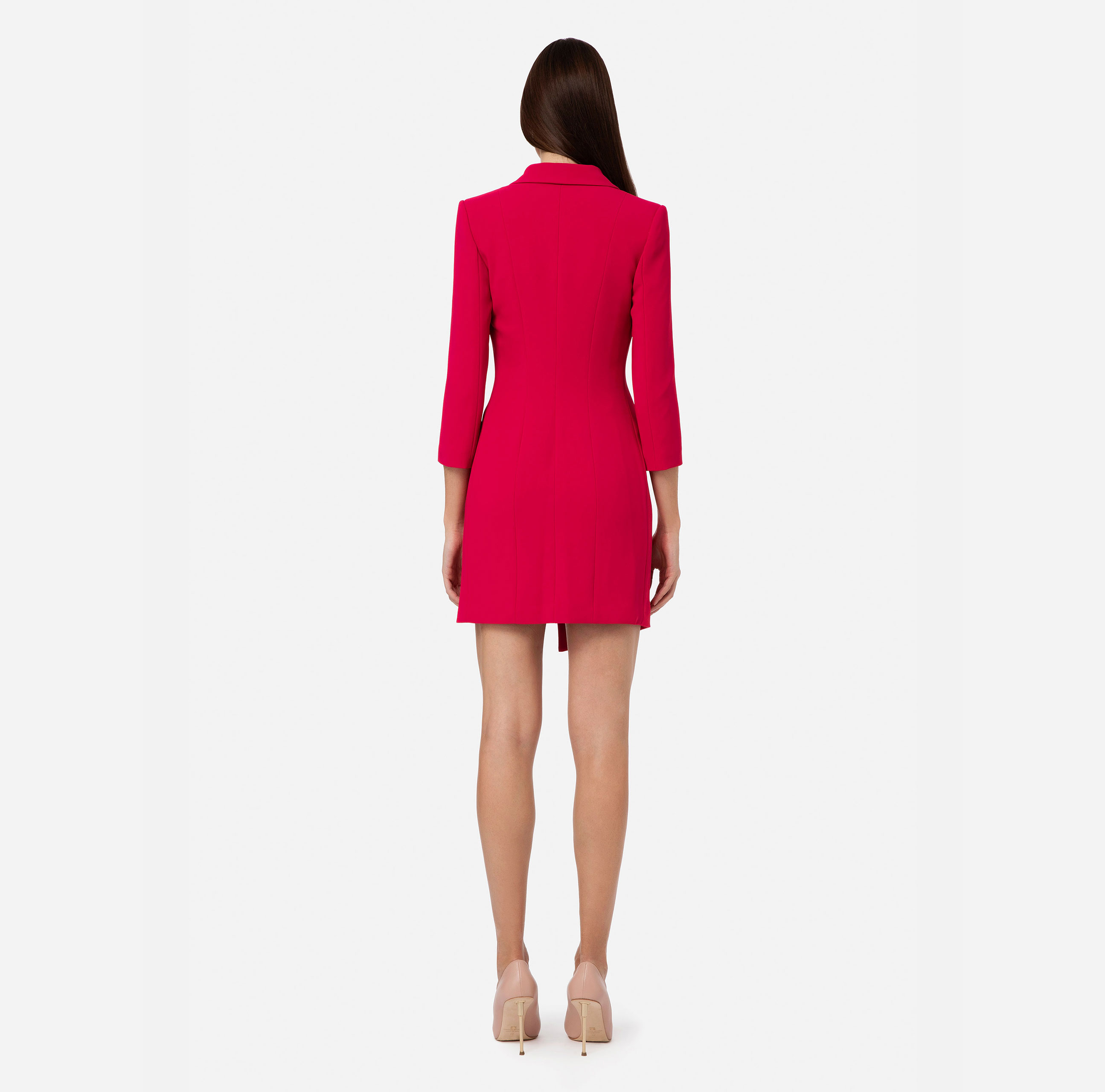 Coat dress with turn lock plaques - Elisabetta Franchi