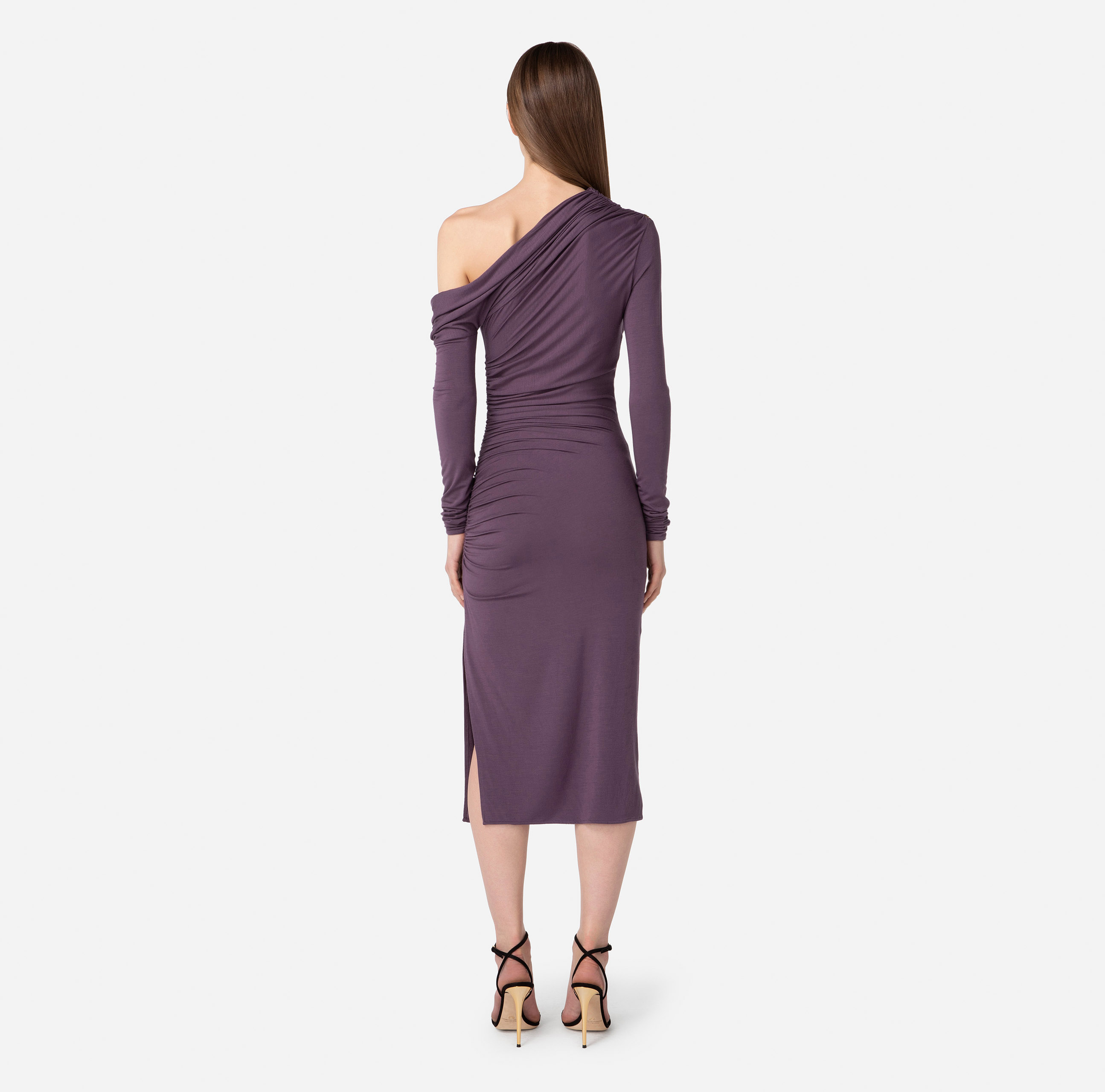 Asymmetrisches Kleid aus Jersey - Elisabetta Franchi
