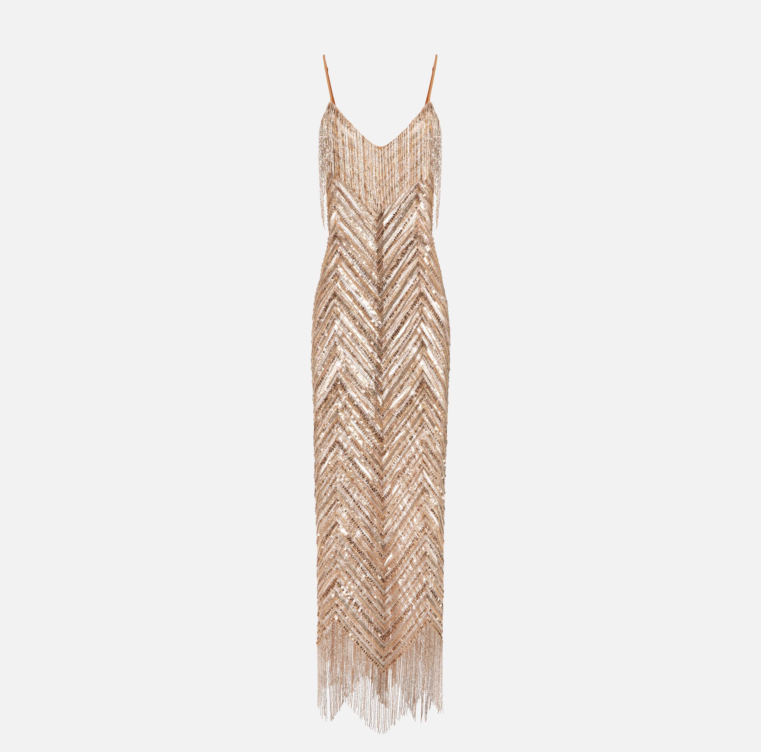 Tulle Red Carpet dress with embroidered sequins - ABBIGLIAMENTO - Elisabetta Franchi
