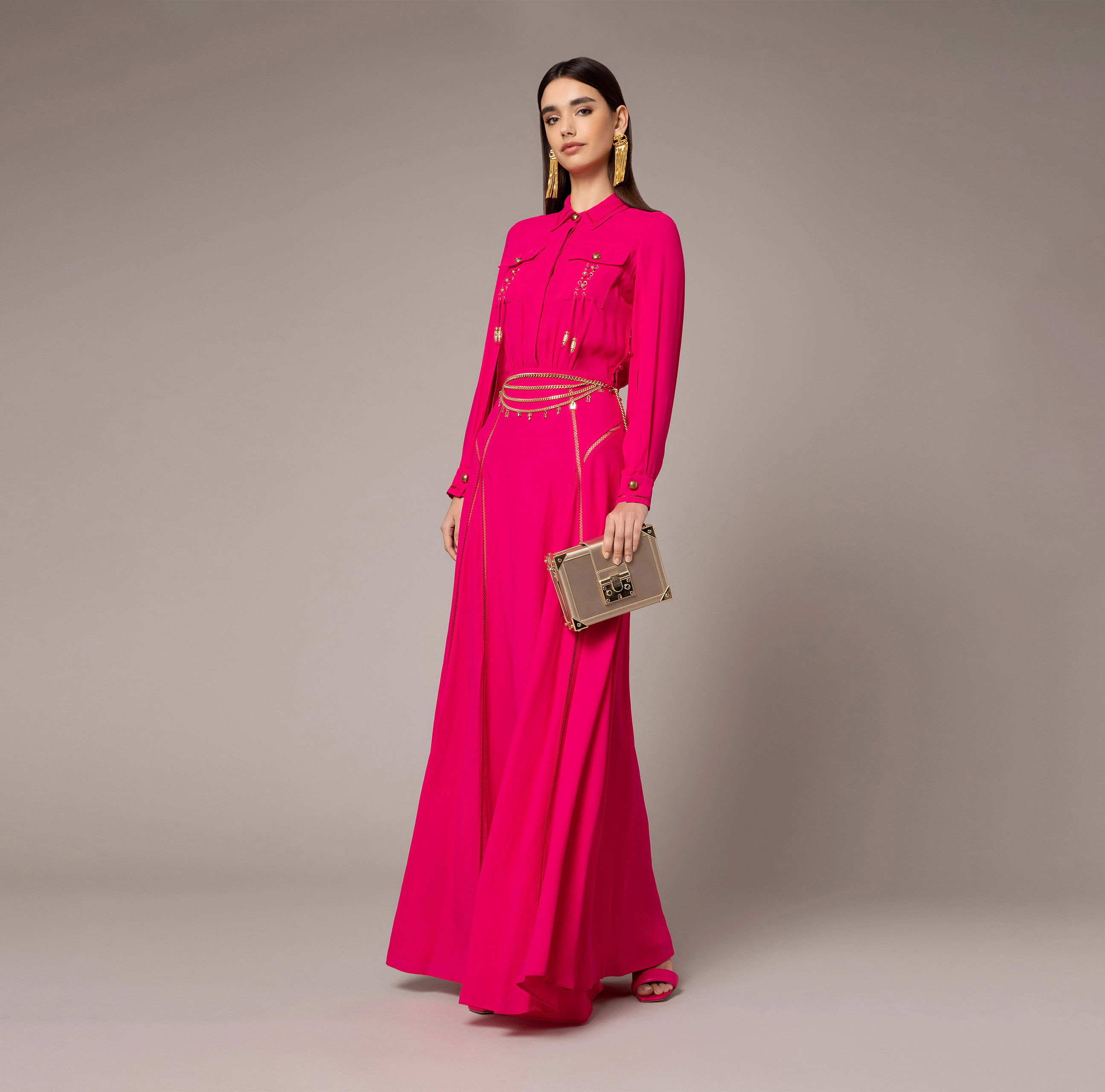 Abiti Lunghi Elisabetta Franchi Vestiti Eleganti e da Cerimonia