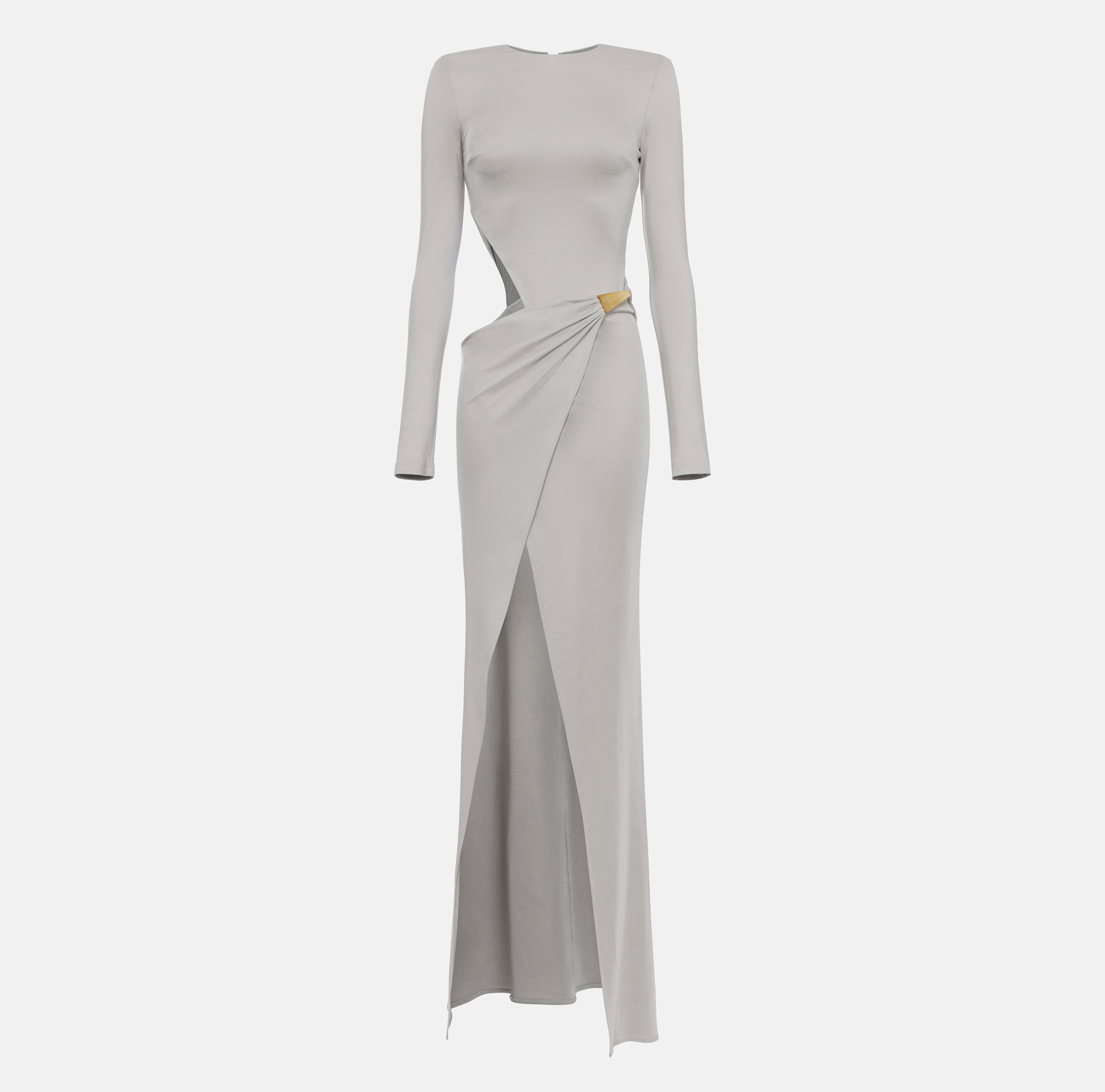 Red Carpet dress in jersey with snap hook - Elisabetta Franchi