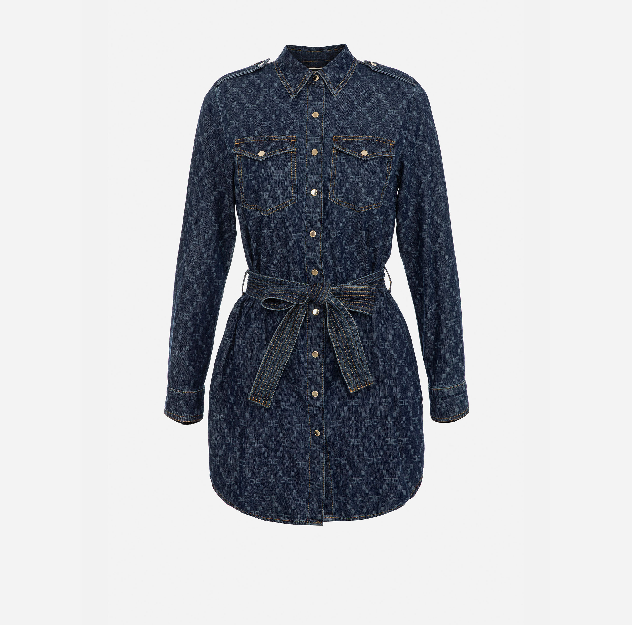 Denim shirt dress - Elisabetta Franchi