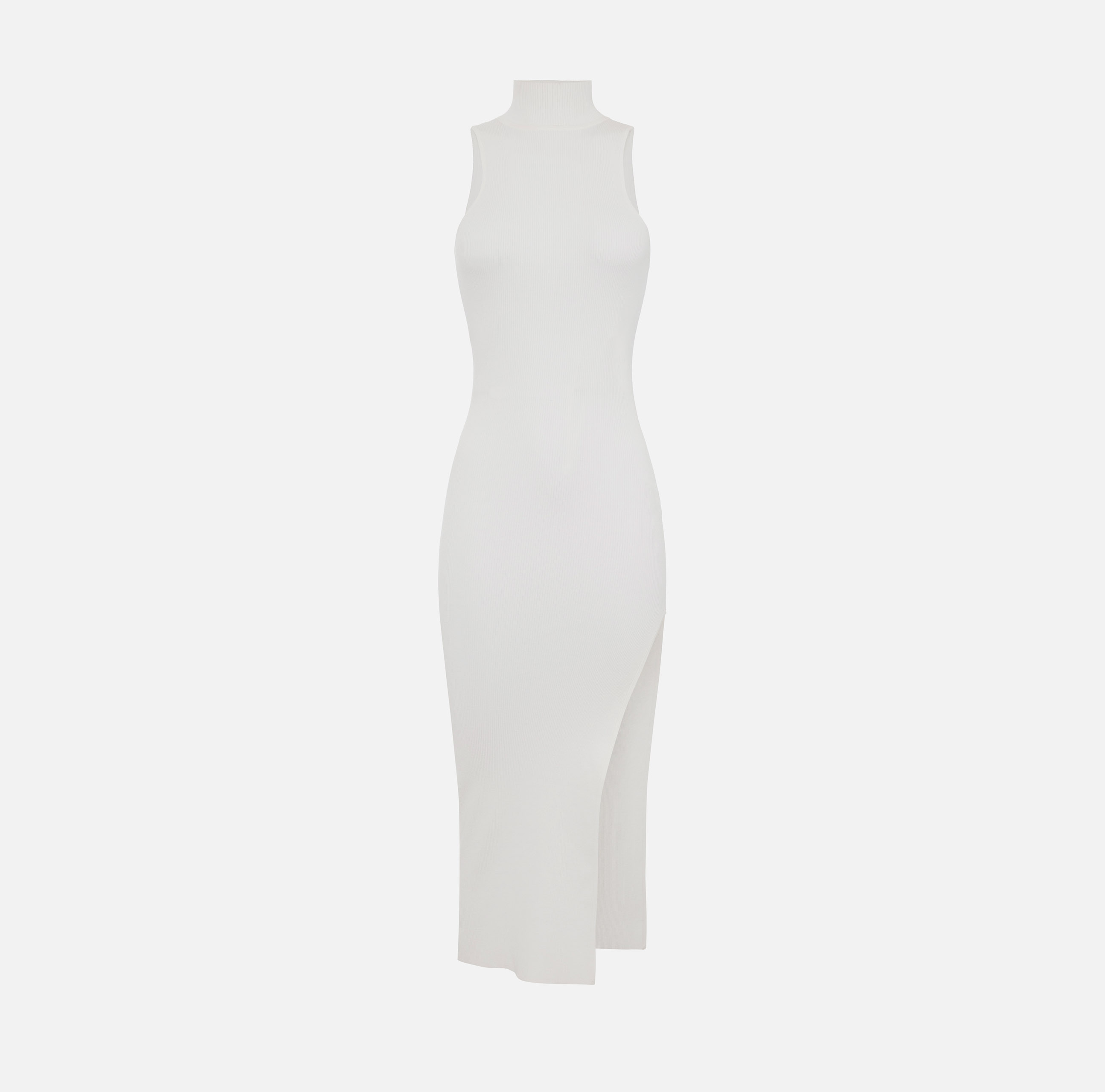 Midi dress in ribbed viscose fabric with back cut-out - Elisabetta Franchi