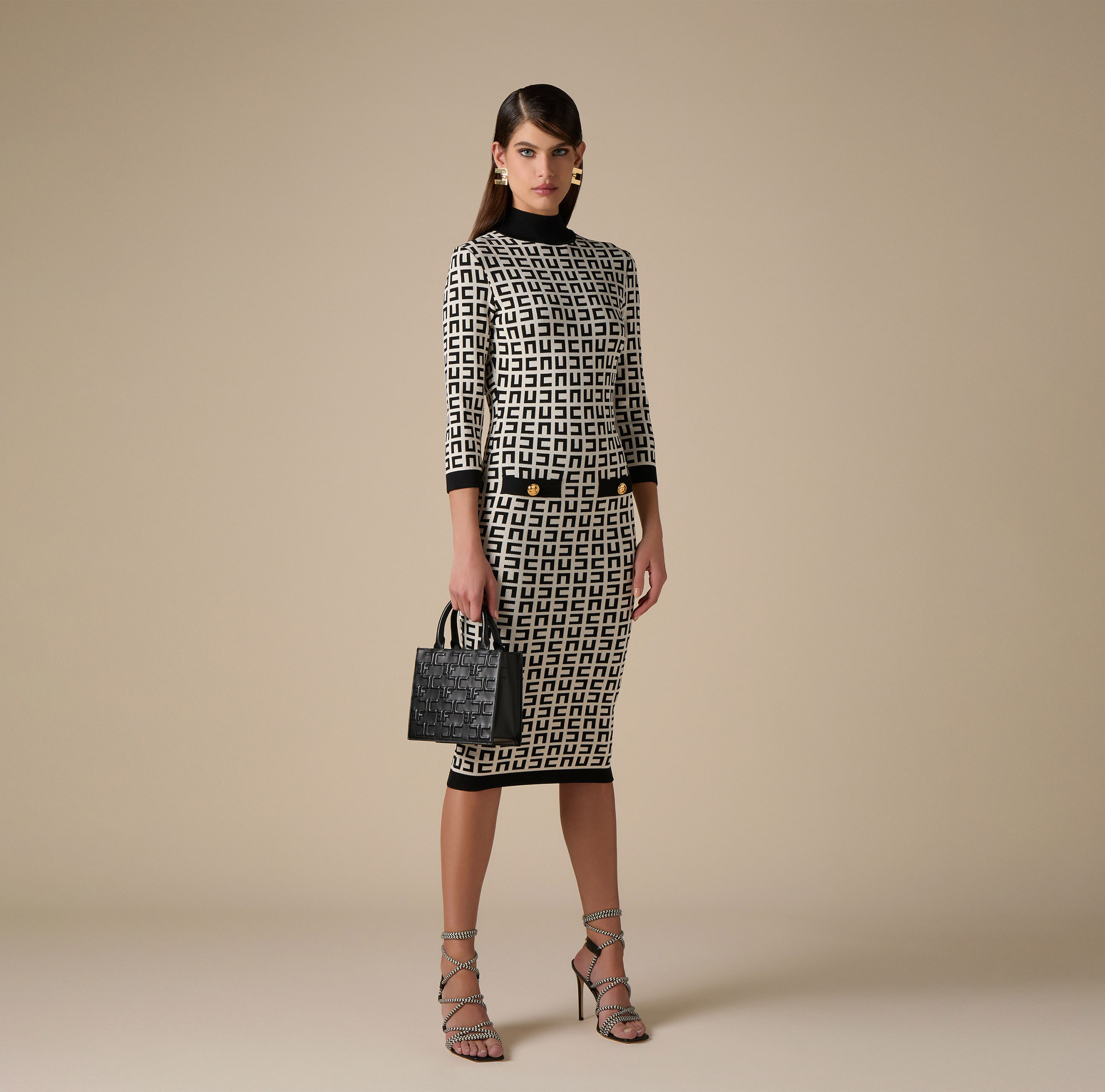 Calf-length dress - Elisabetta Franchi
