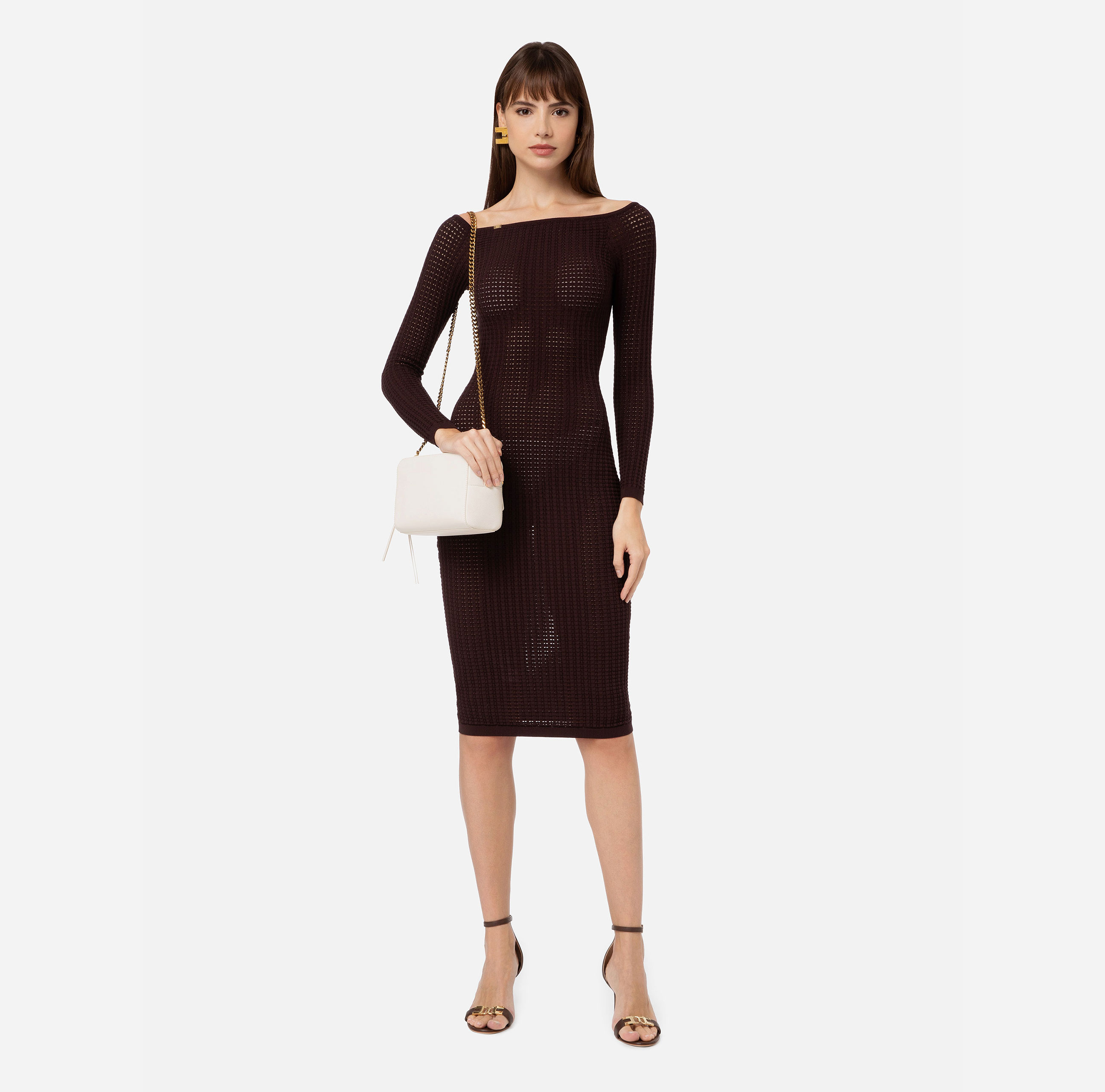 Calf-length dress - Elisabetta Franchi