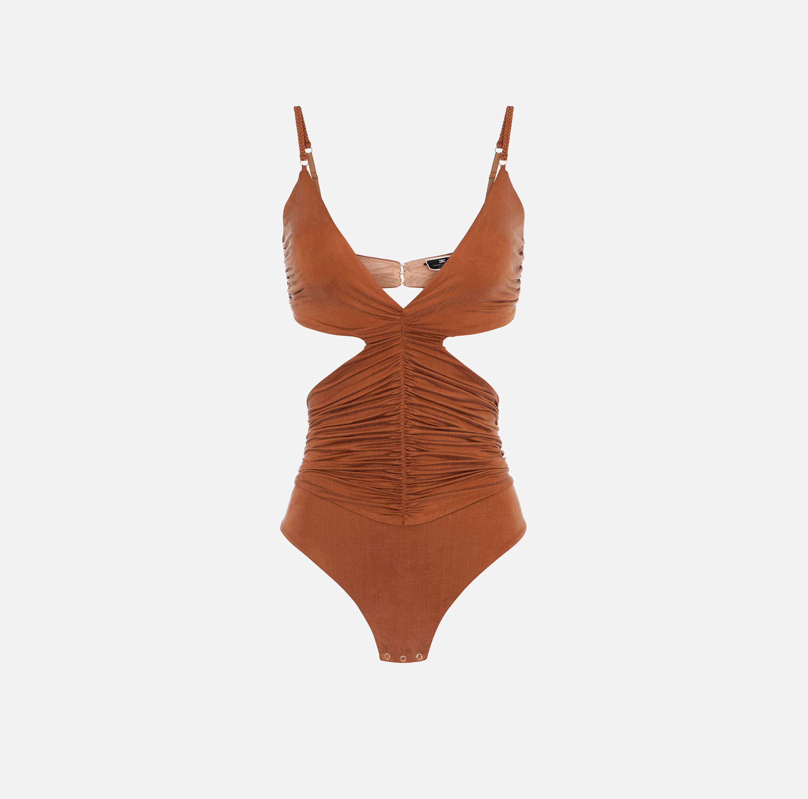 Bodysuit with draping - ABBIGLIAMENTO - Elisabetta Franchi