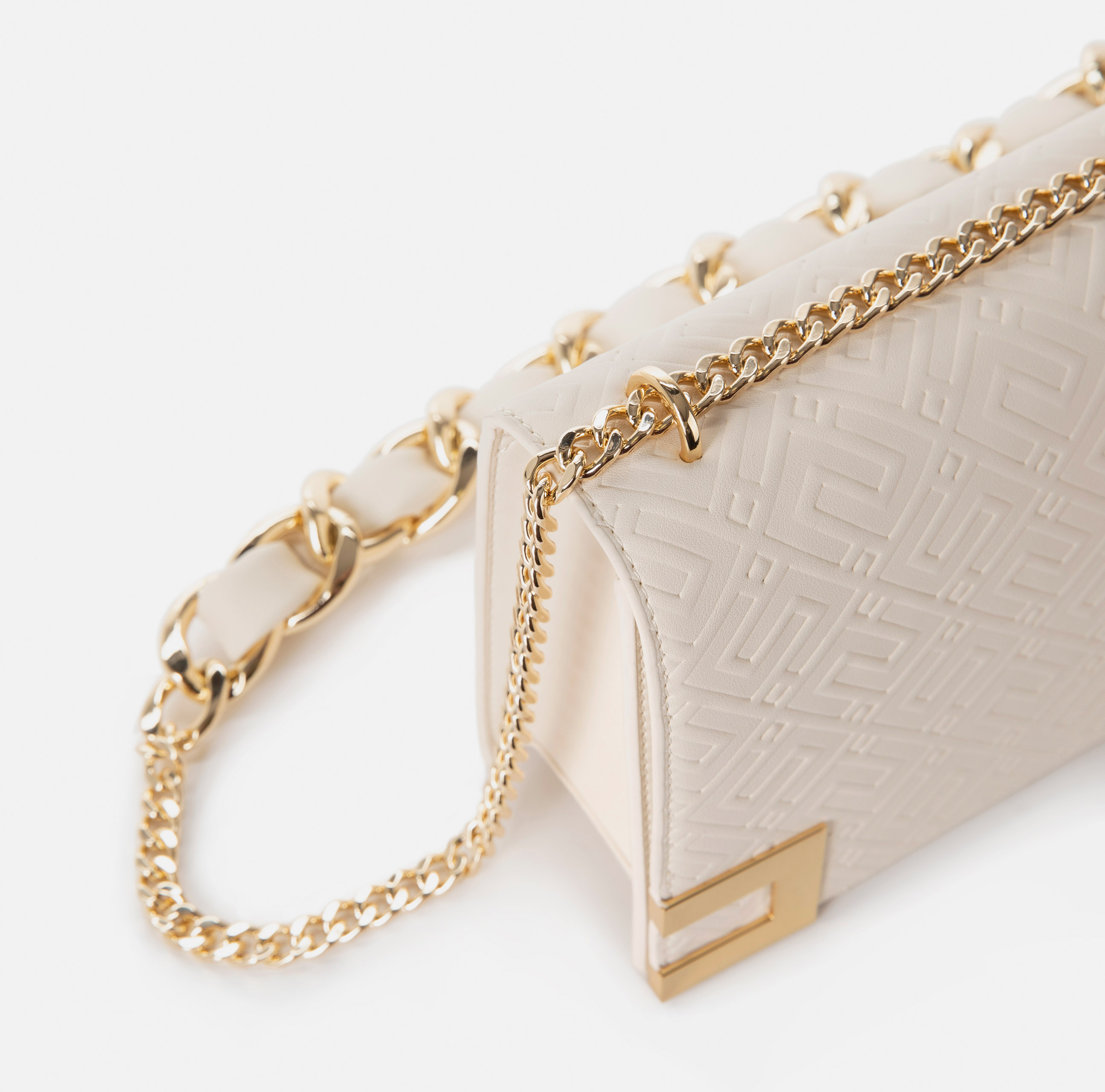 Medium shoulder bag with chain strap - Elisabetta Franchi