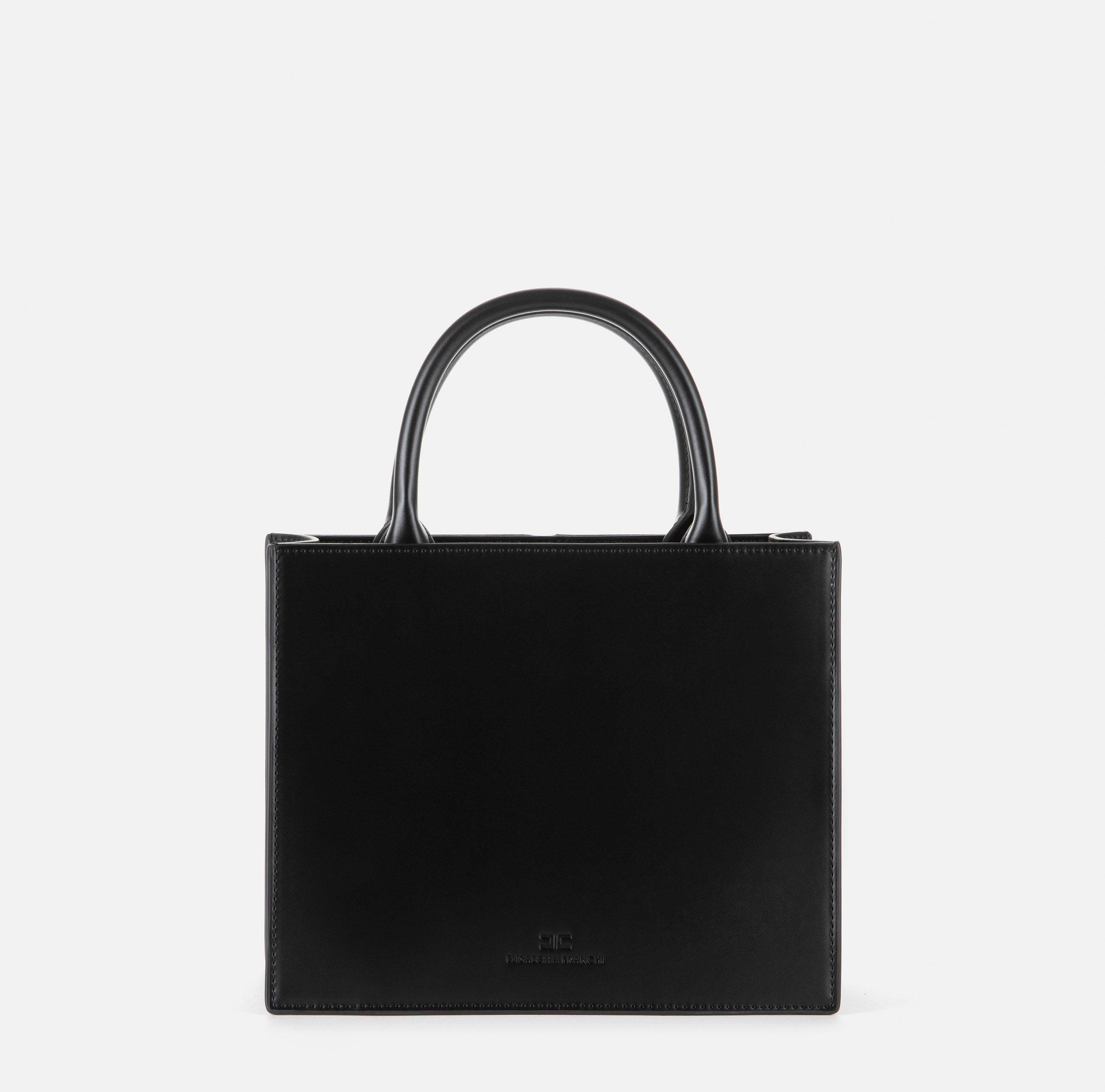Small handbag with mesh logo - Elisabetta Franchi