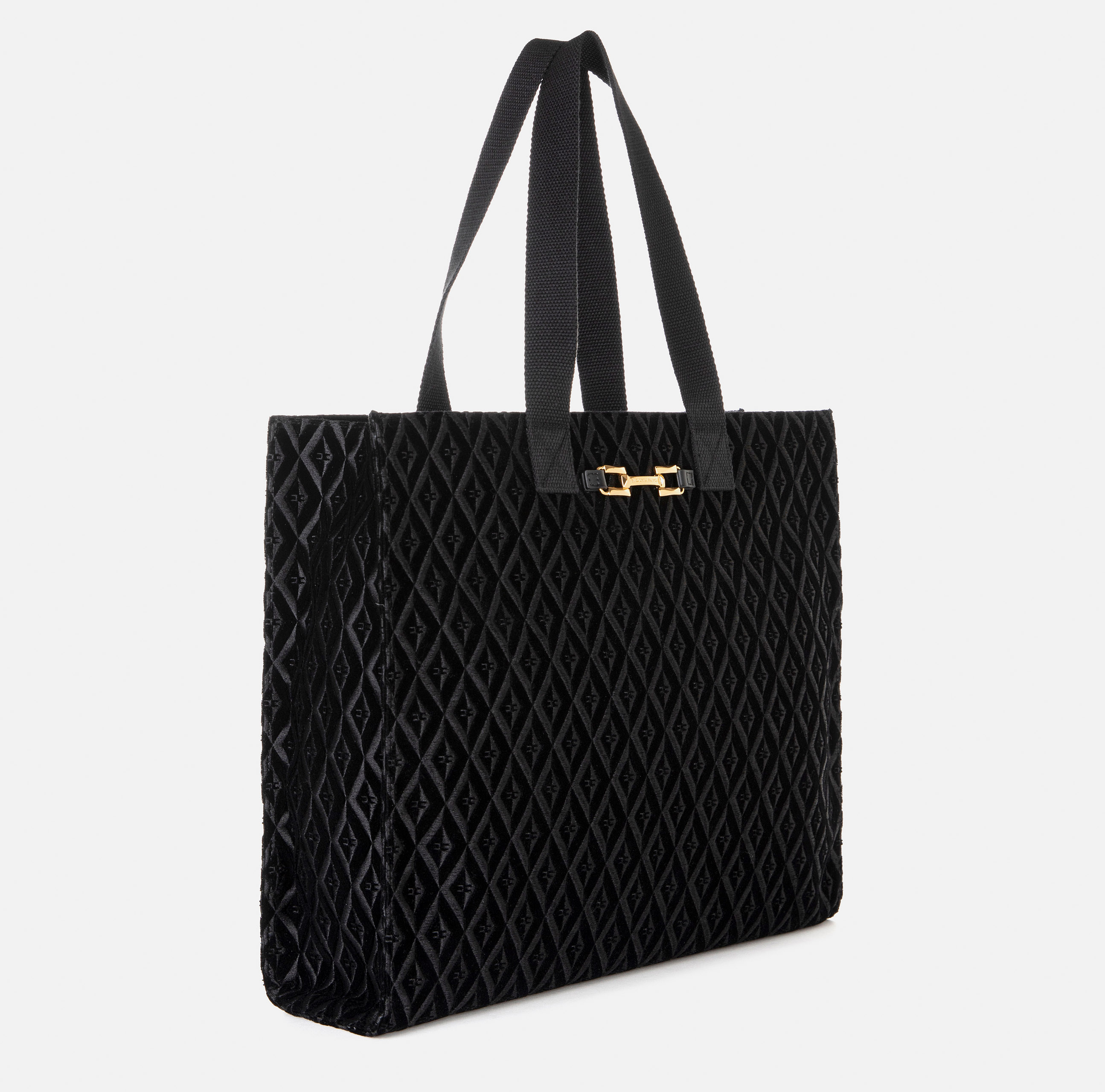 Velvet shopper bag - Elisabetta Franchi