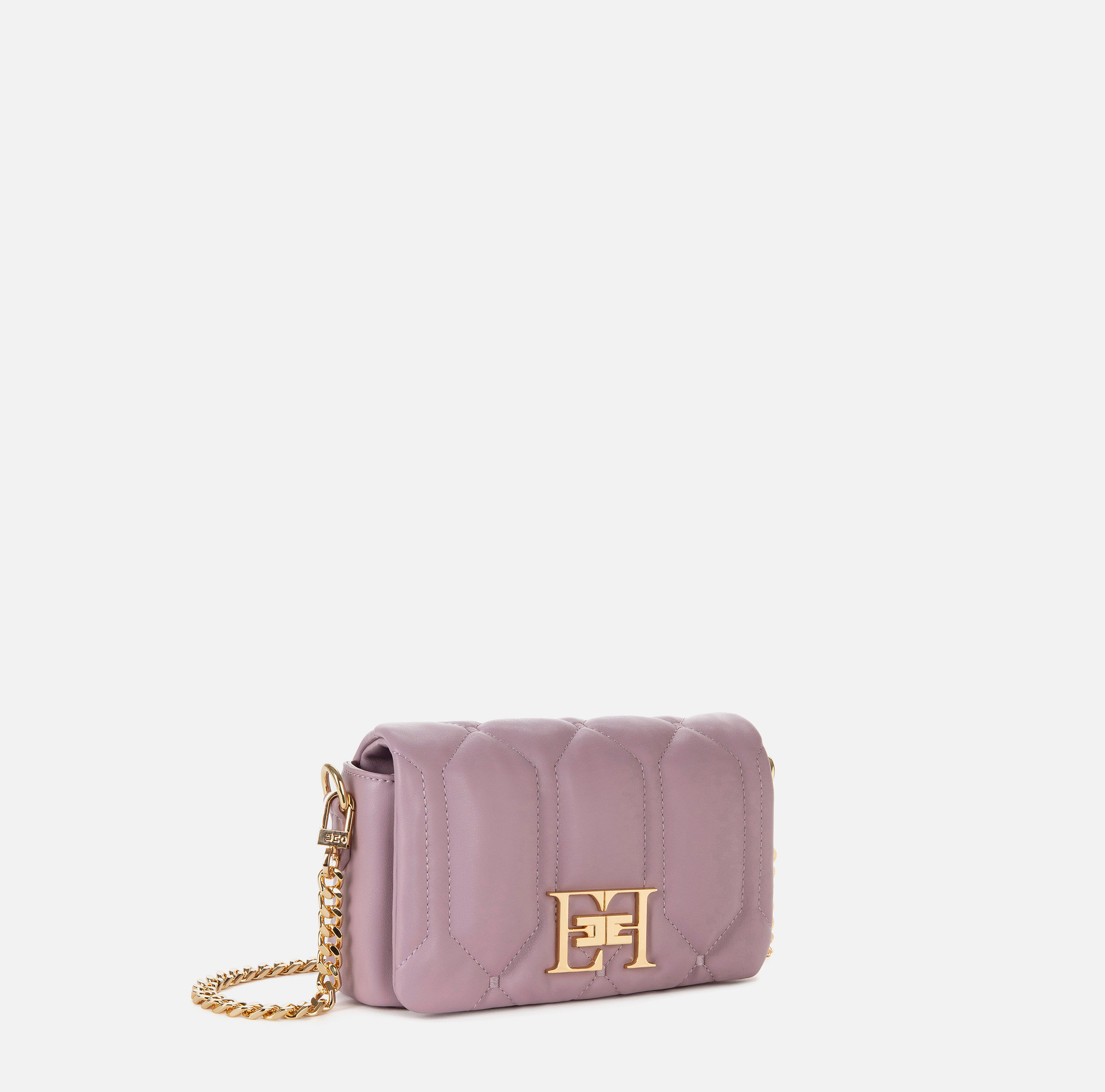 Small puffy bag with logoed plaque - Elisabetta Franchi