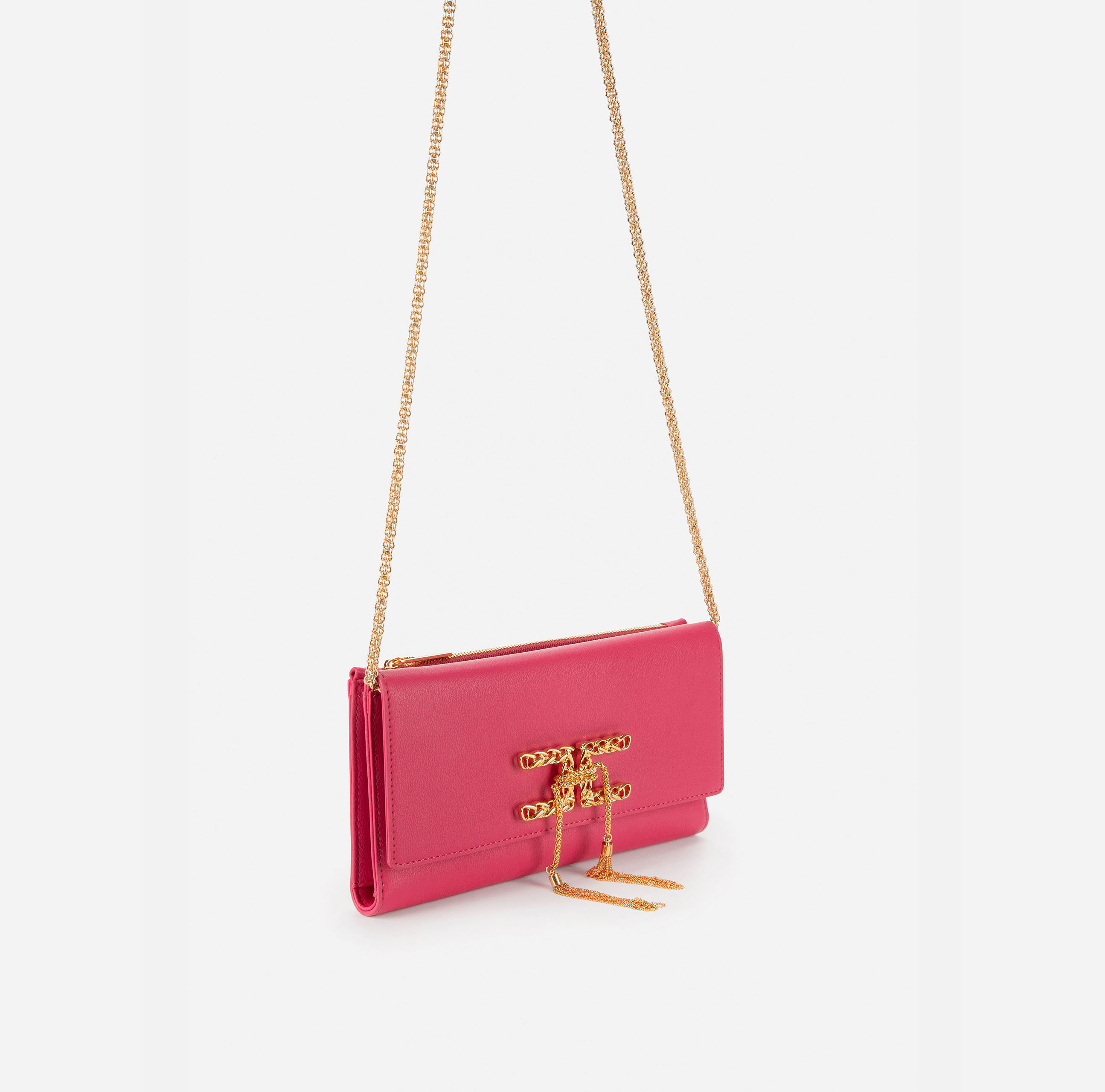 Wallet on chain with plaque - Elisabetta Franchi