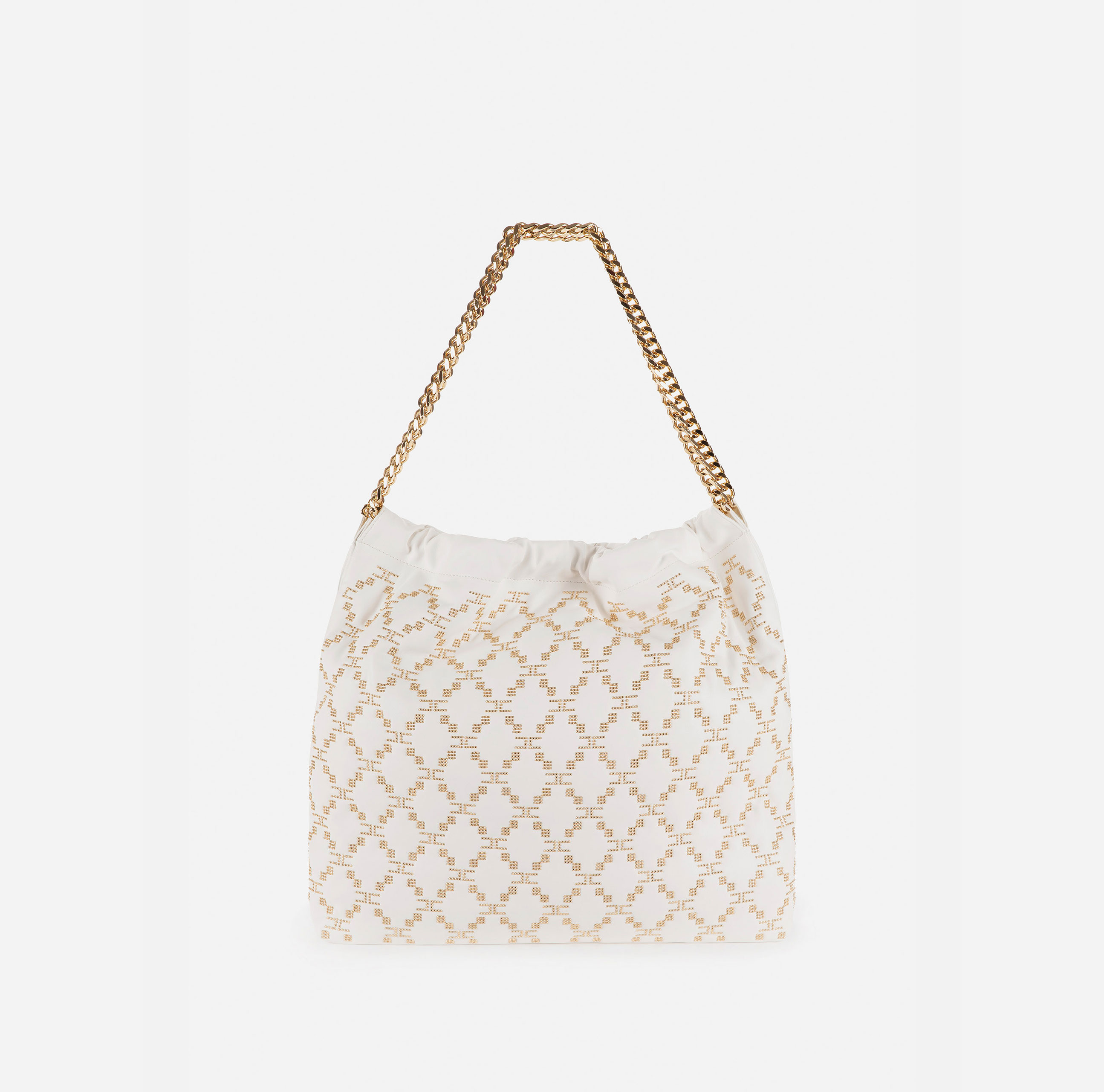 Shopper bag with micro-studs - BORSE - Elisabetta Franchi