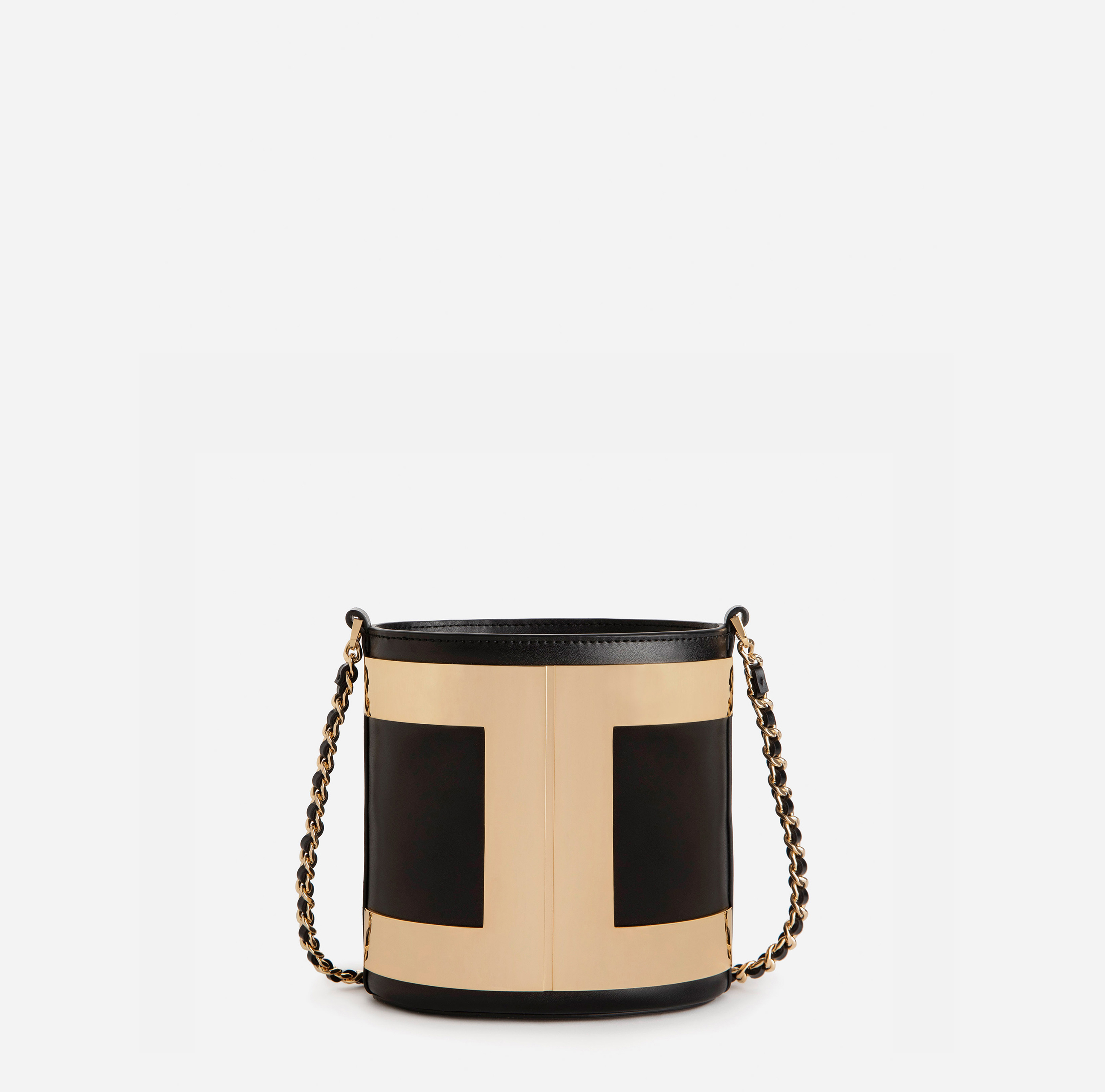 Bucket bag with logo - Elisabetta Franchi