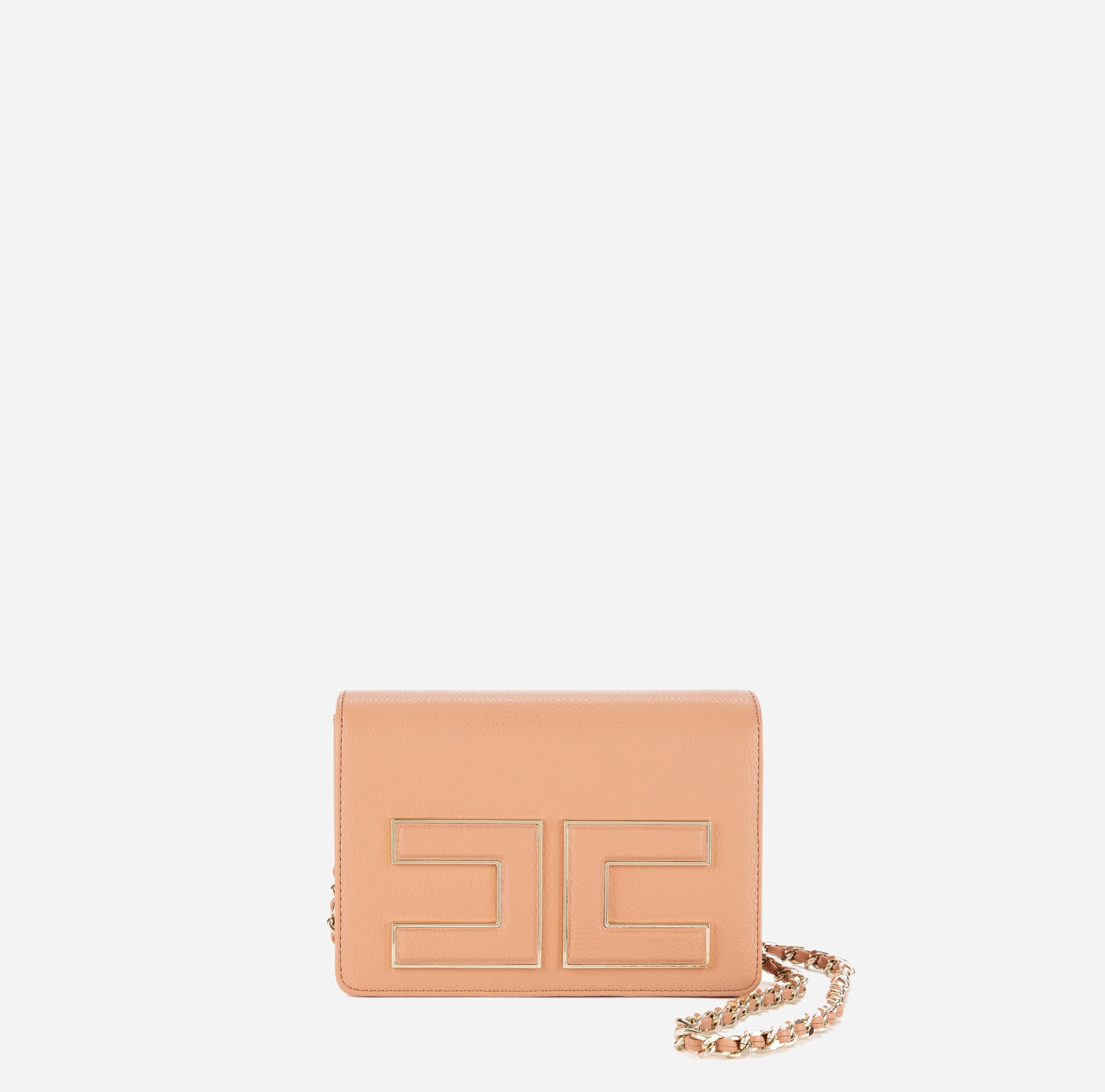 Shoulder Bag With Logo - Elisabetta Franchi