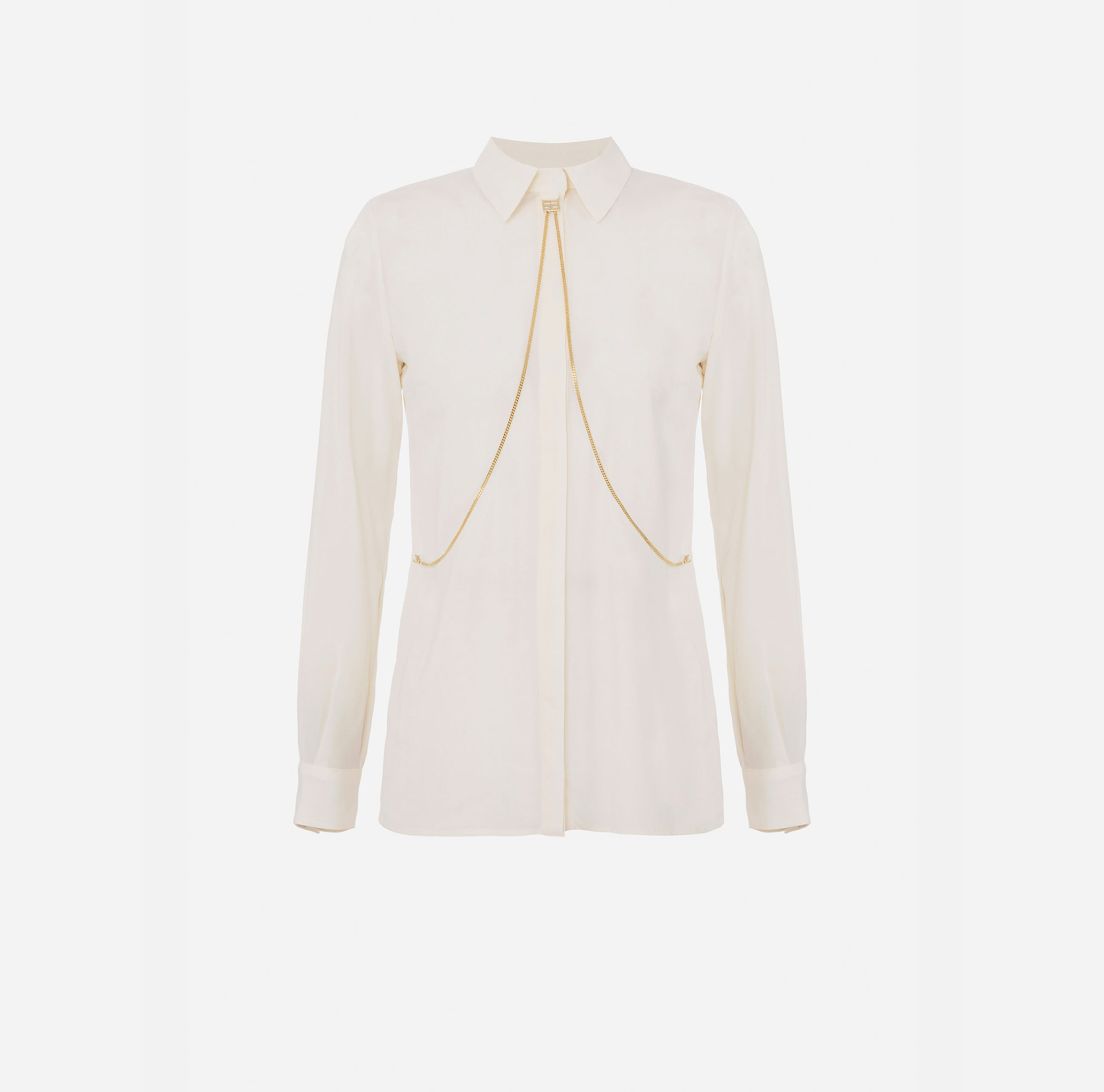Viscose stretch georgette shirt - ABBIGLIAMENTO - Elisabetta Franchi