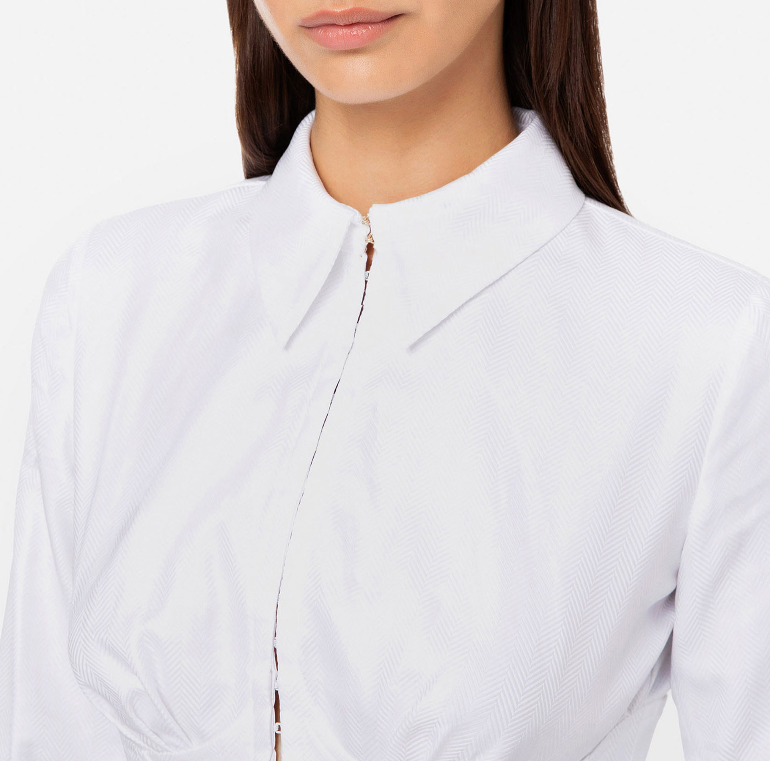 Cropped bustier shirt - Elisabetta Franchi