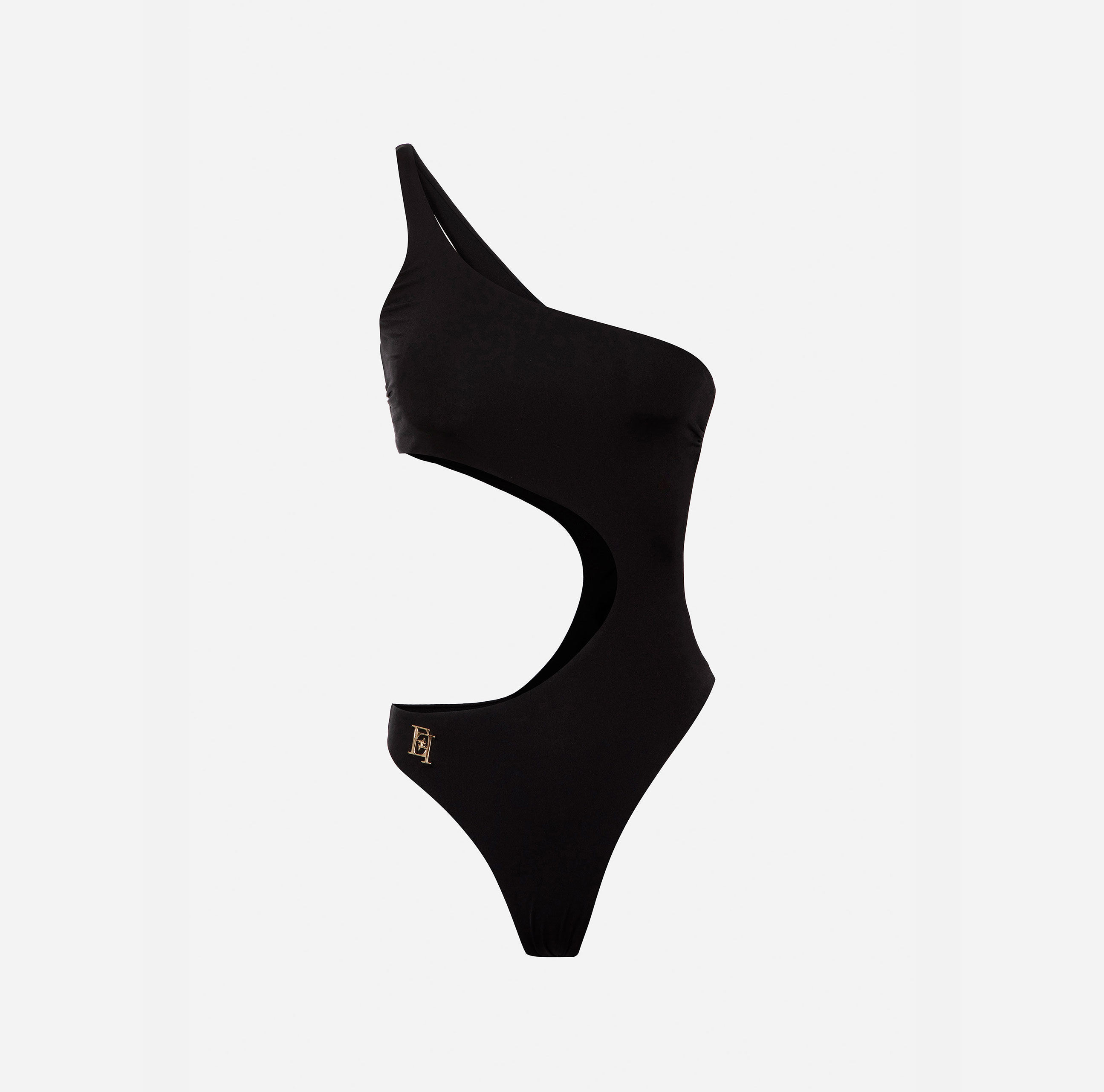 Asymmetrical one-shoulder swimsuit - Elisabetta Franchi