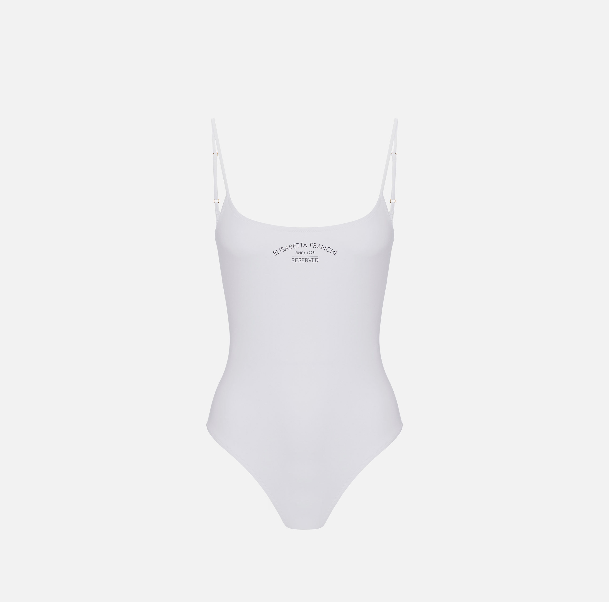 One-piece swimsuit with logo - ABBIGLIAMENTO - Elisabetta Franchi