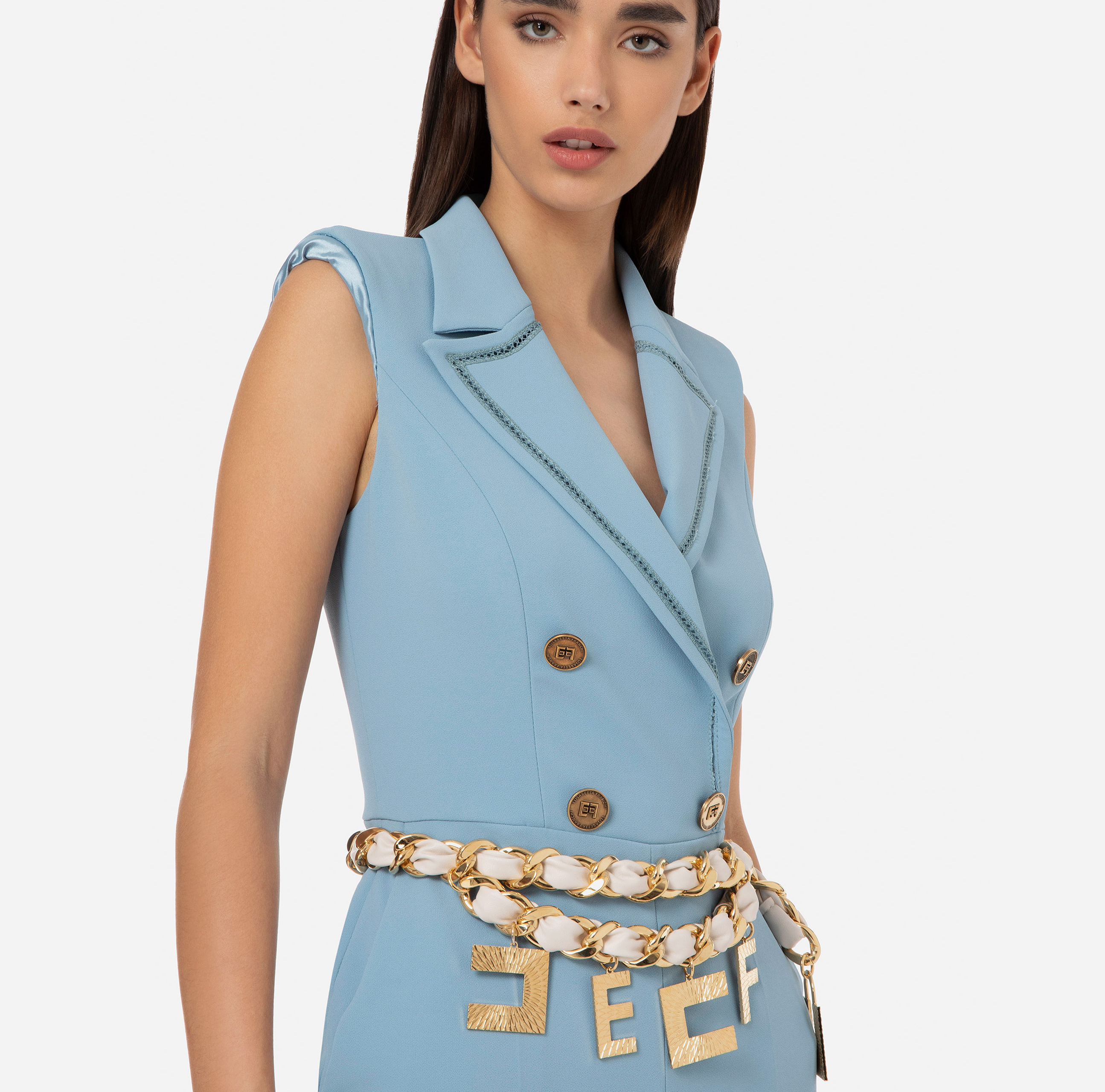 Chain belt with charms - Elisabetta Franchi