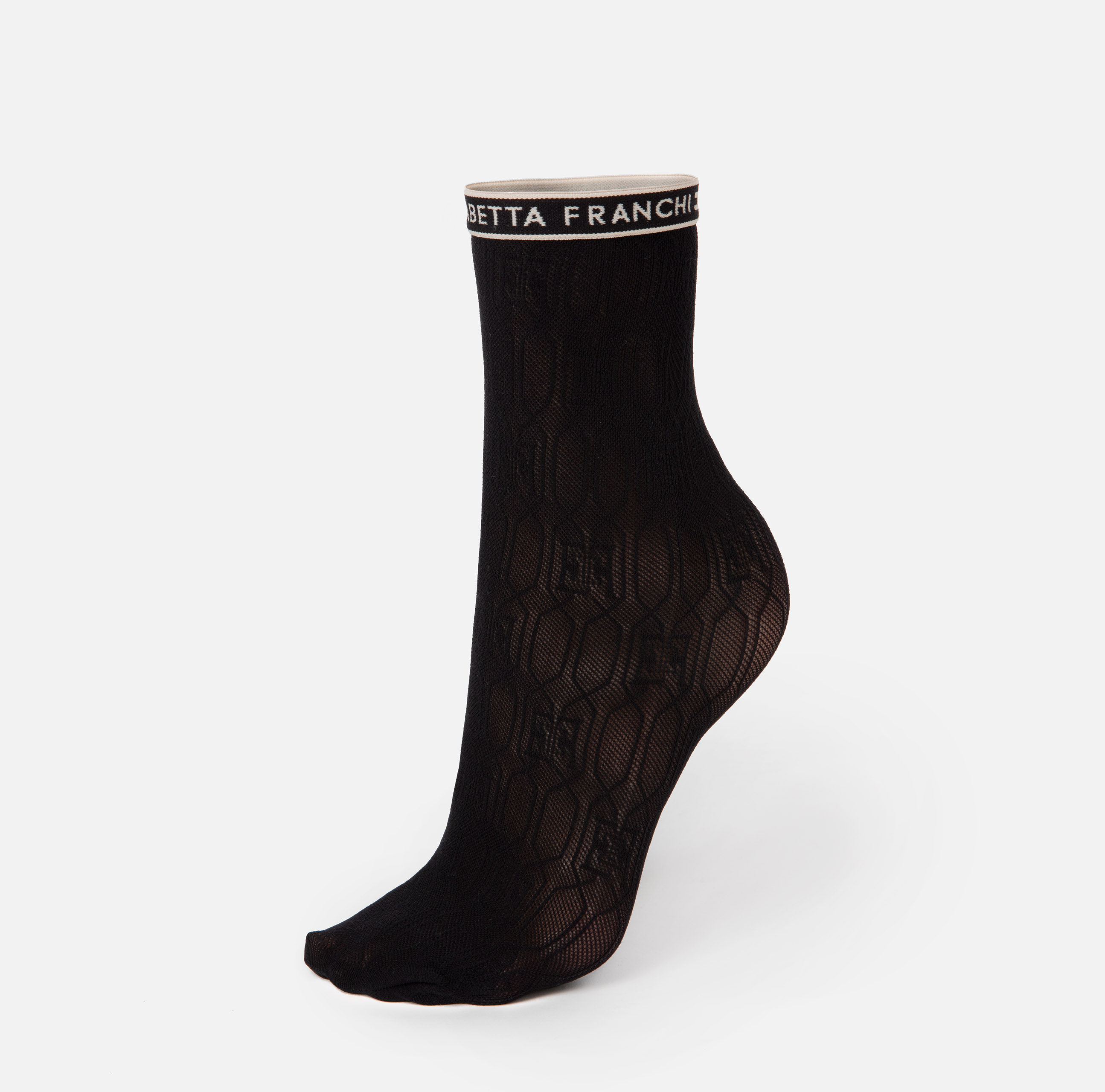 Knee sock with déco logo - ACCESSORI - Elisabetta Franchi