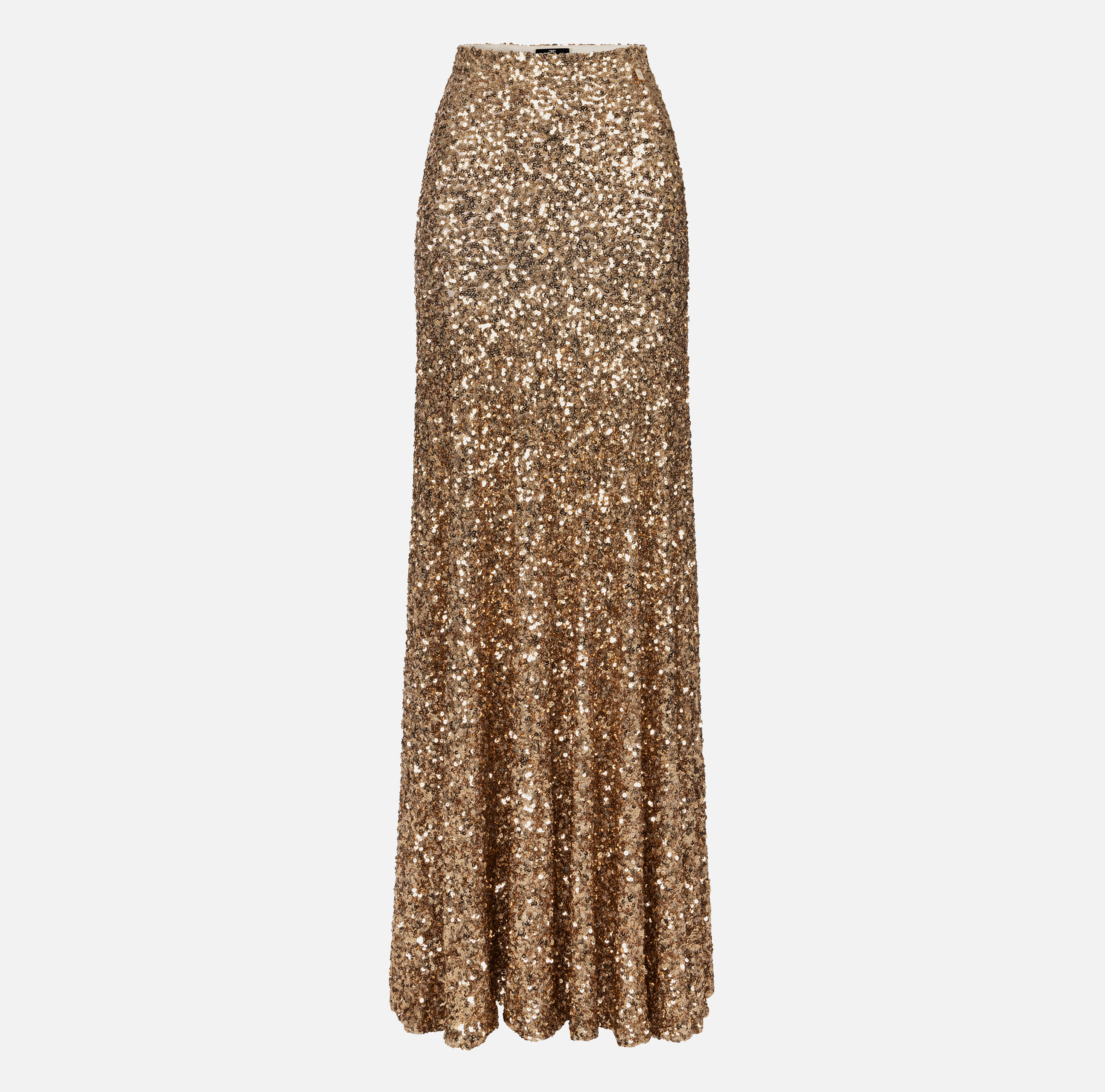 Long skirt in tulle fabric with sequins - ABBIGLIAMENTO - Elisabetta Franchi