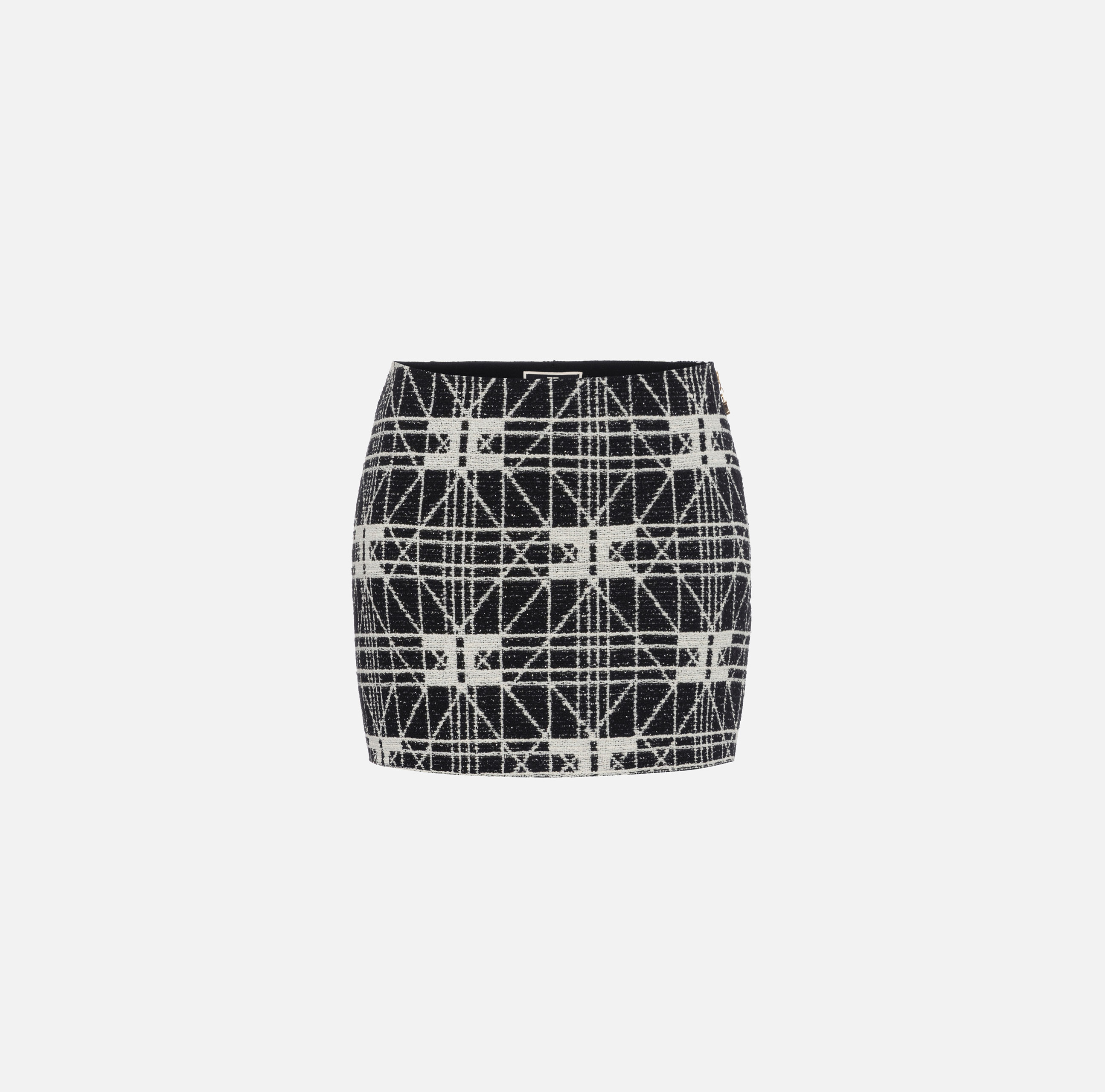 Miniskirt in jacquard tweed - Elisabetta Franchi