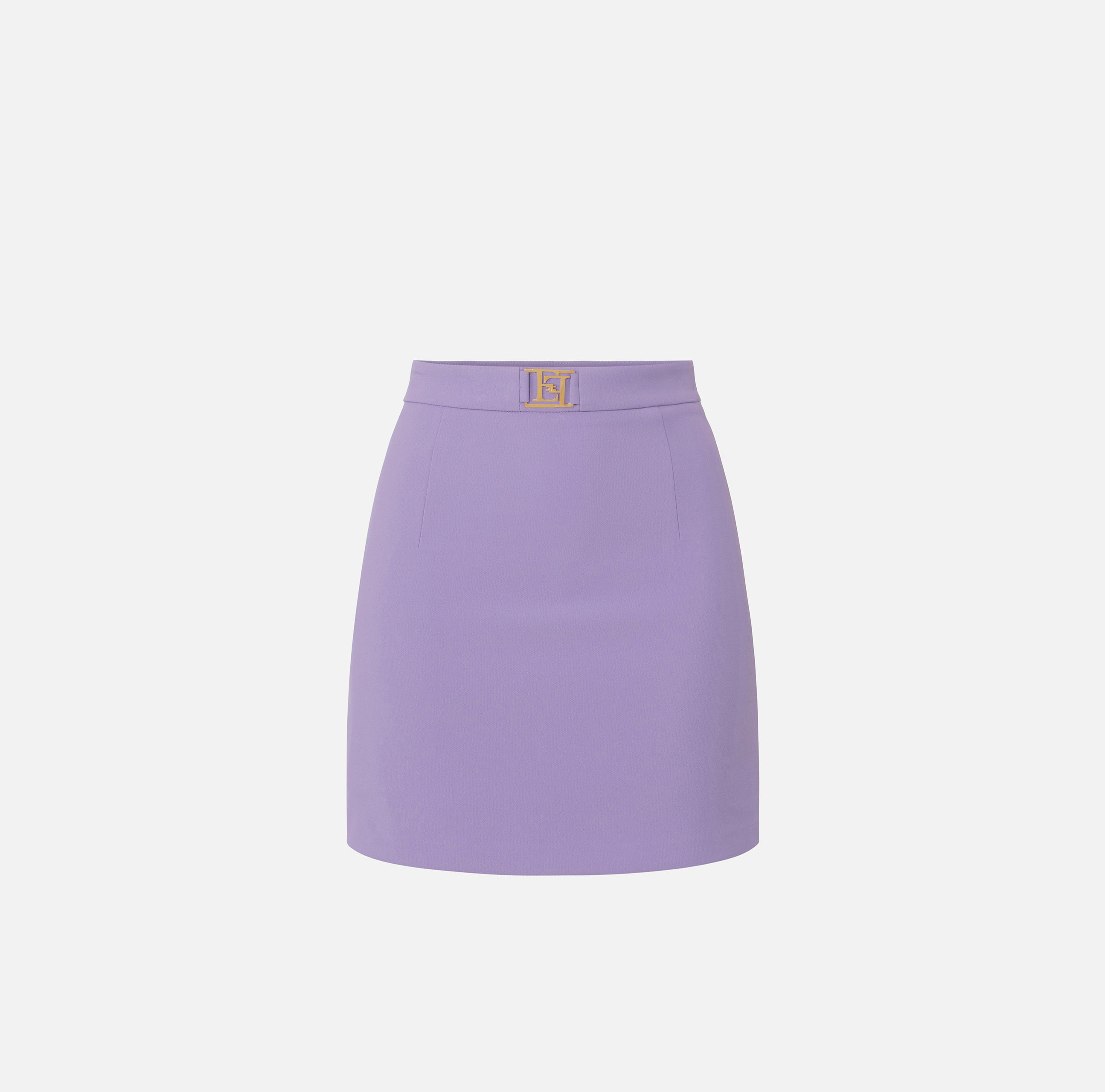 Miniskirt in stretch crêpe - Elisabetta Franchi