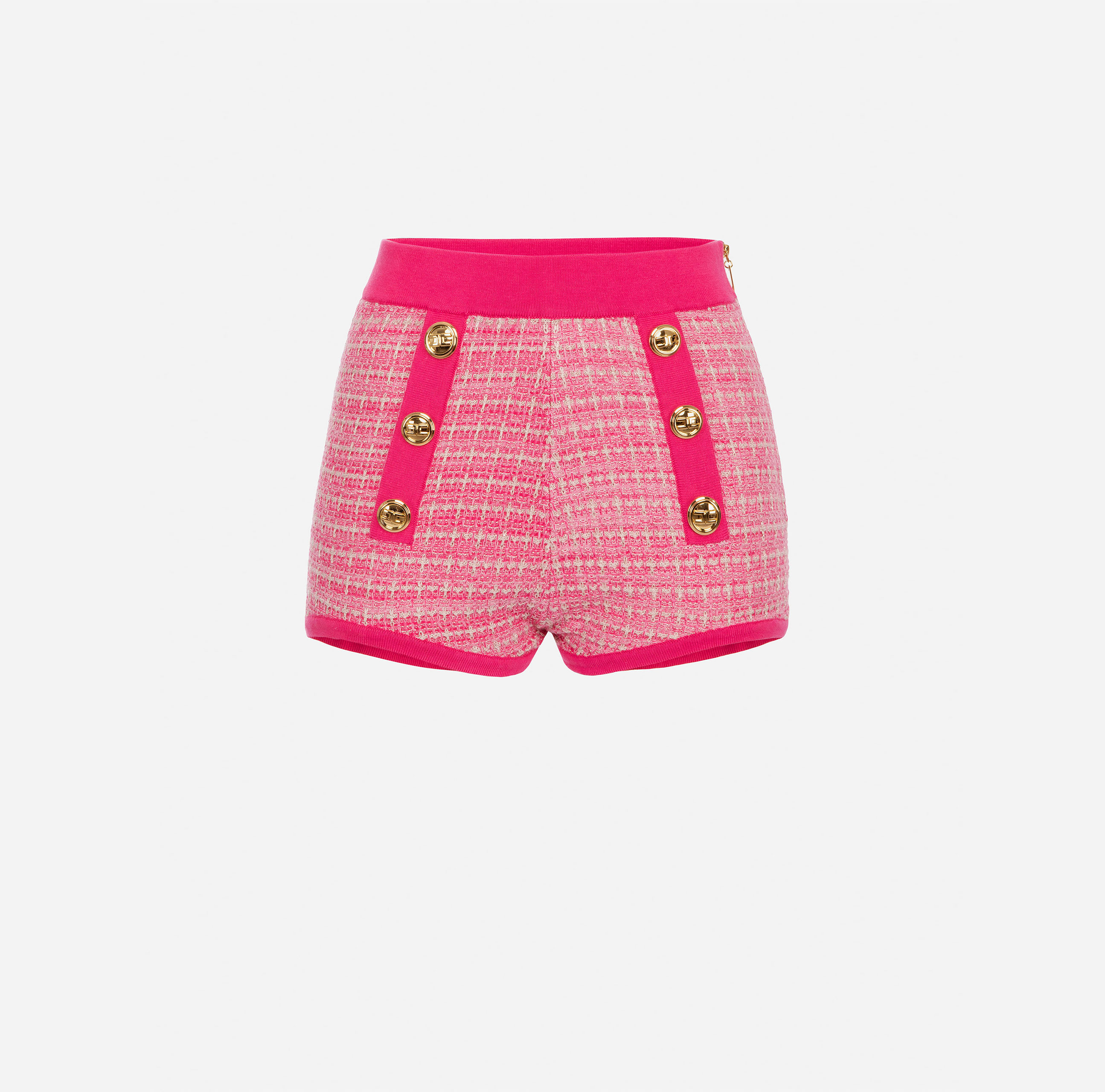 Lurex tweed shorts - Elisabetta Franchi
