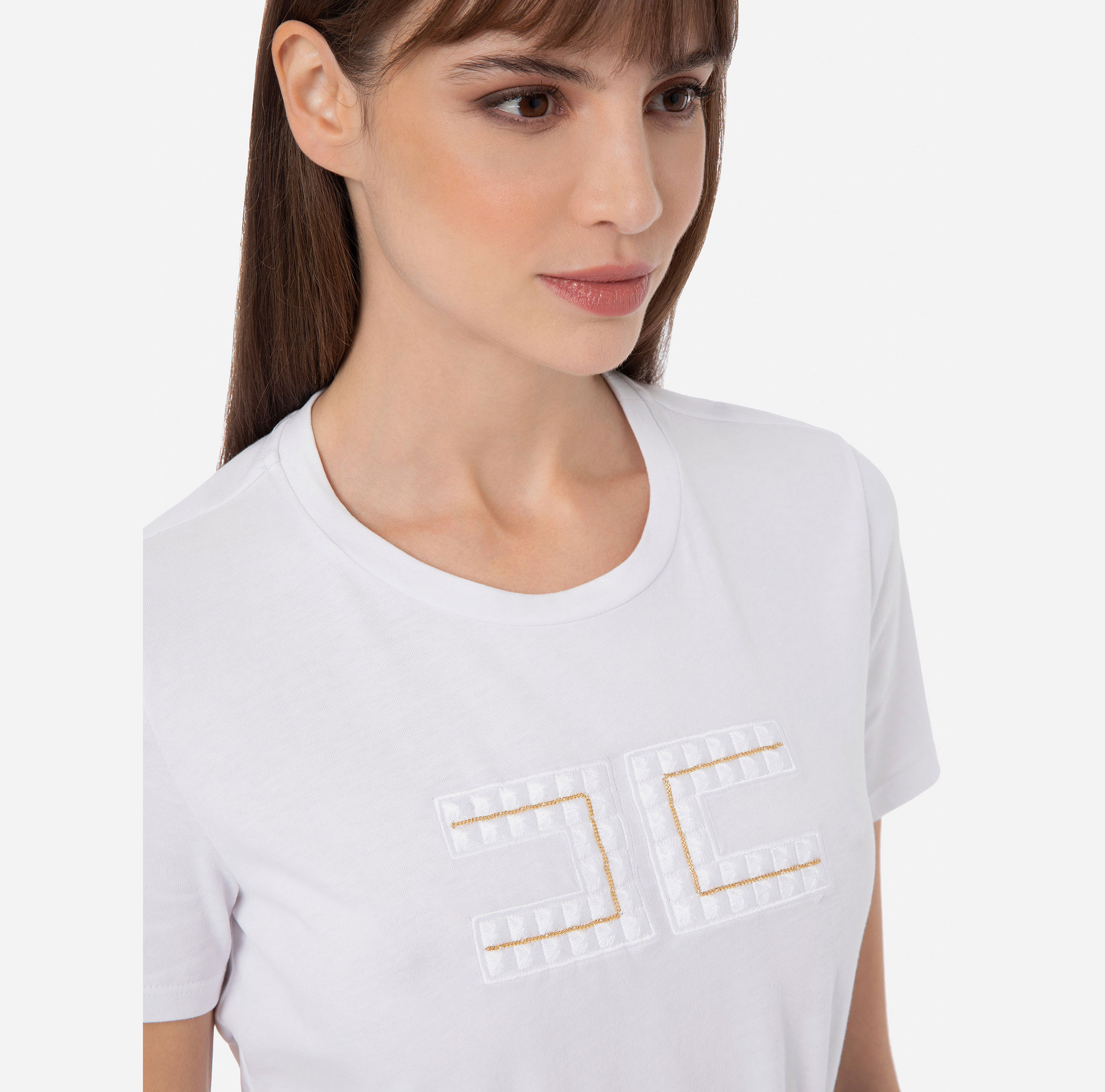 Crew neck T-shirt | Elisabetta Franchi