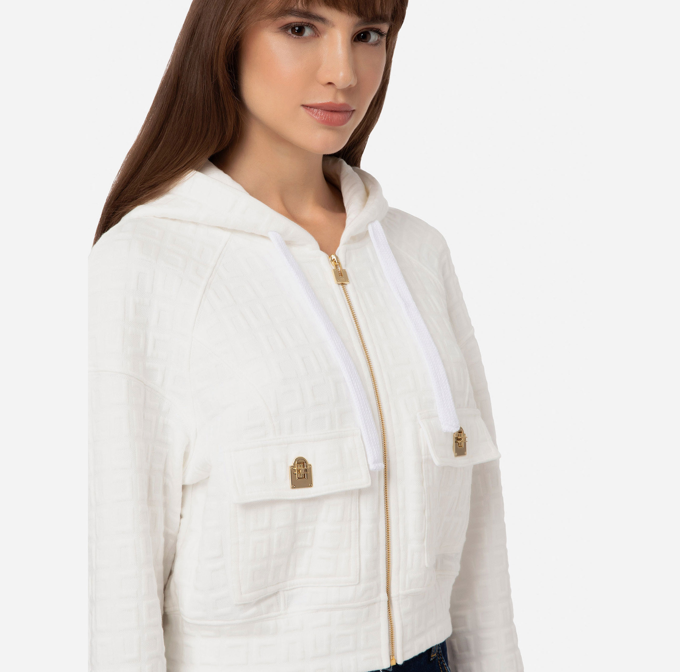 Jacquard fleece jacket - Elisabetta Franchi