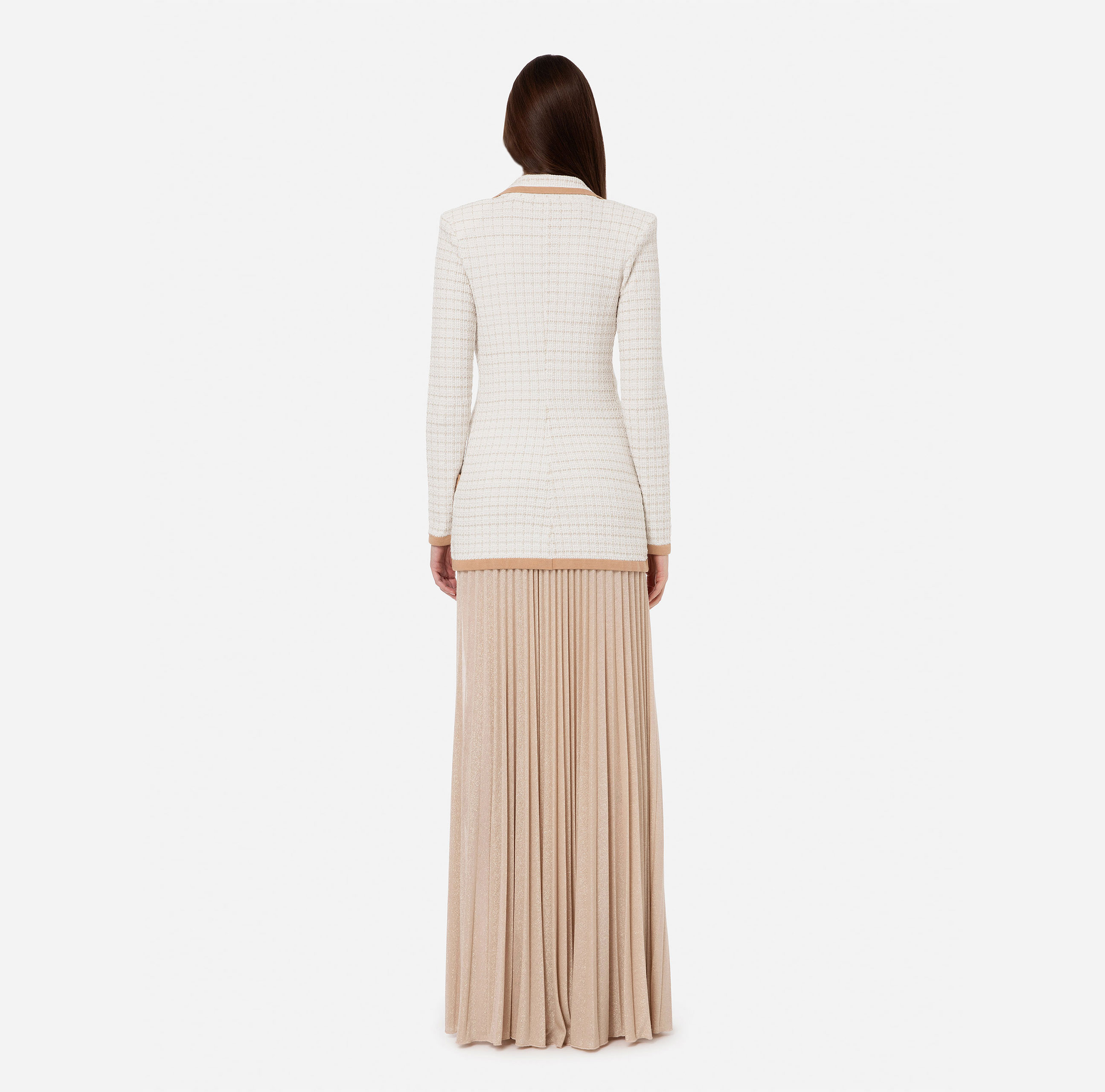 Lurex tweed blazer - Elisabetta Franchi