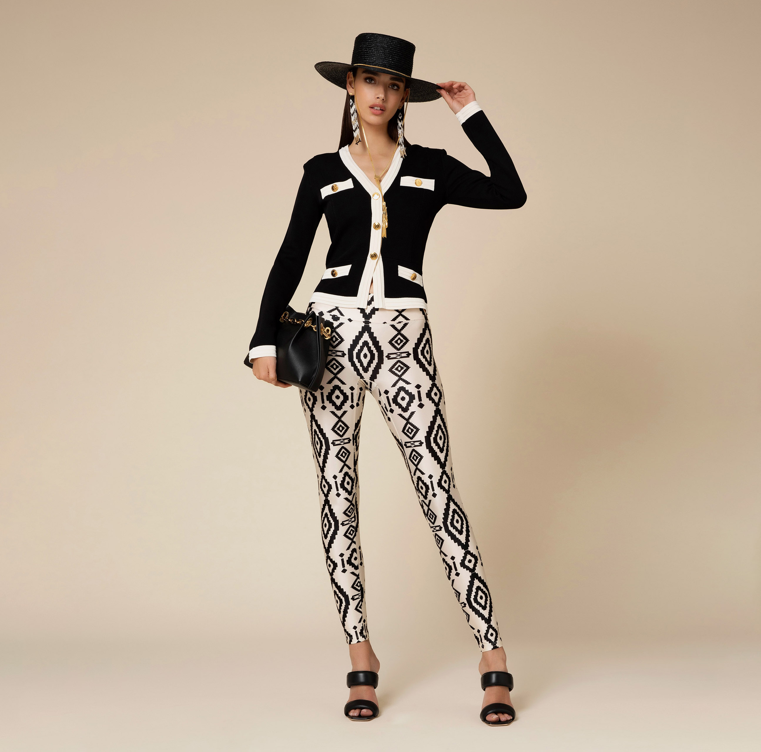 Piqué stitch jacket - Elisabetta Franchi