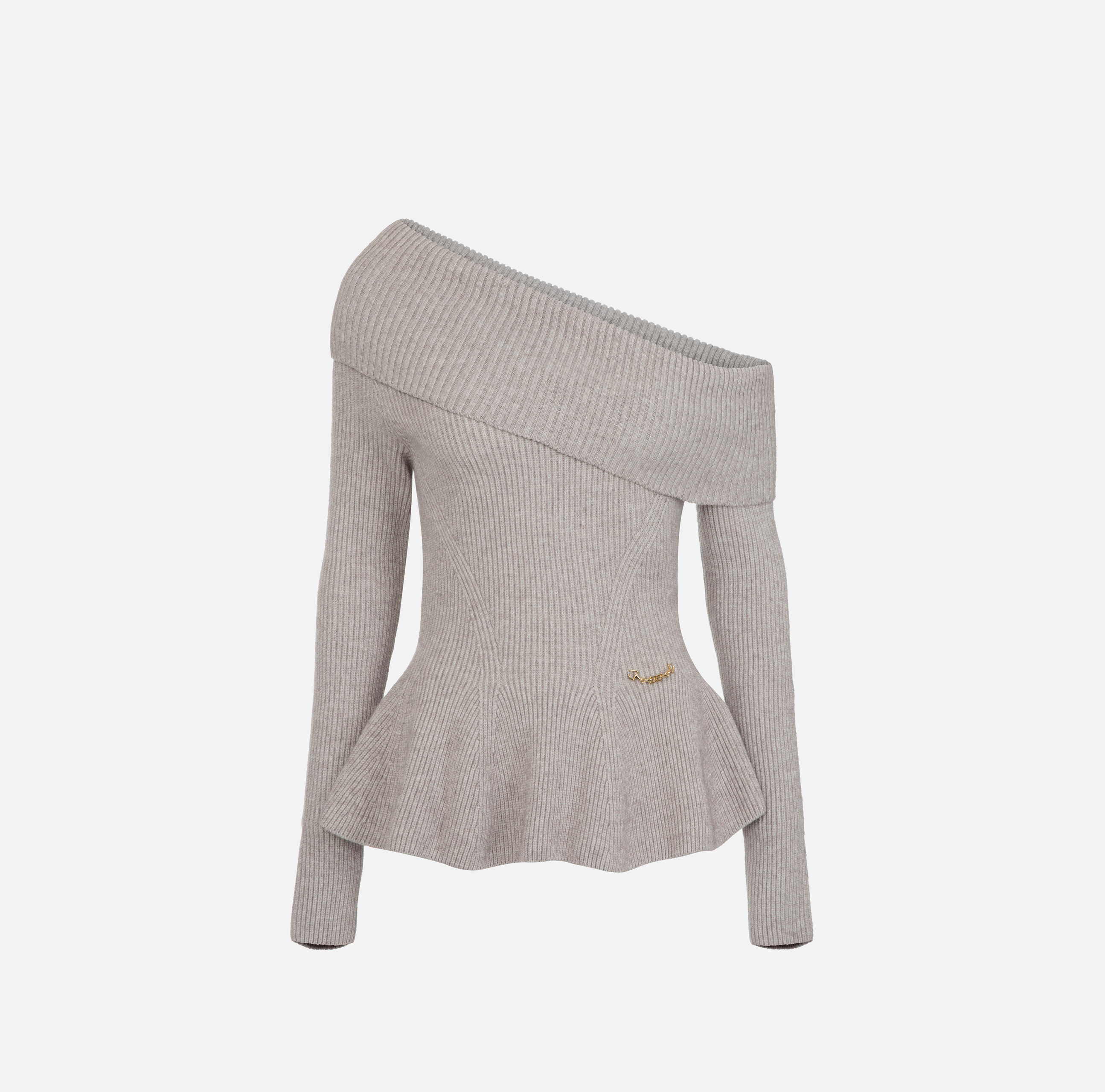 Knit pullover with gore - Elisabetta Franchi