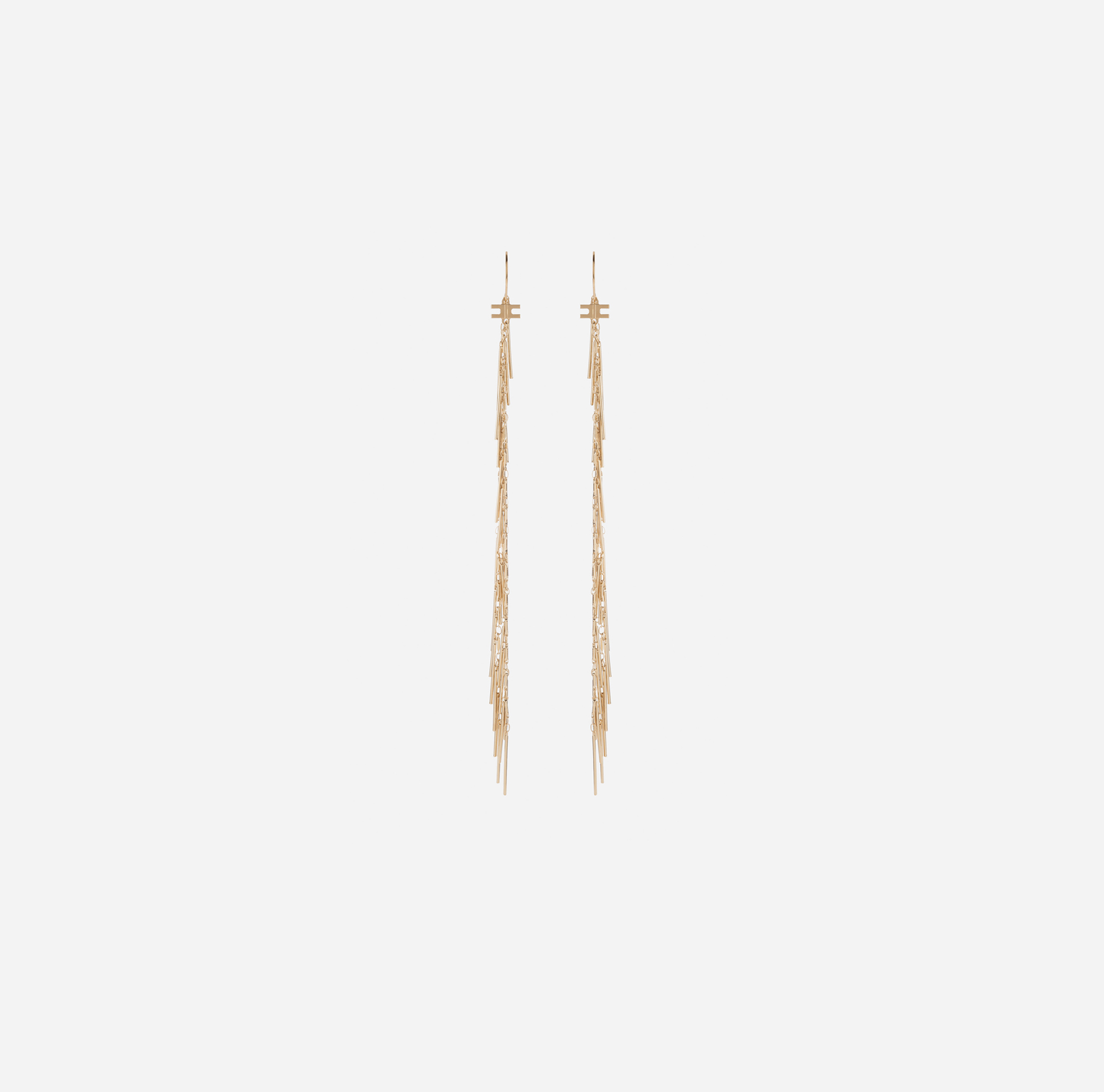Pendant earring made of chains - Elisabetta Franchi