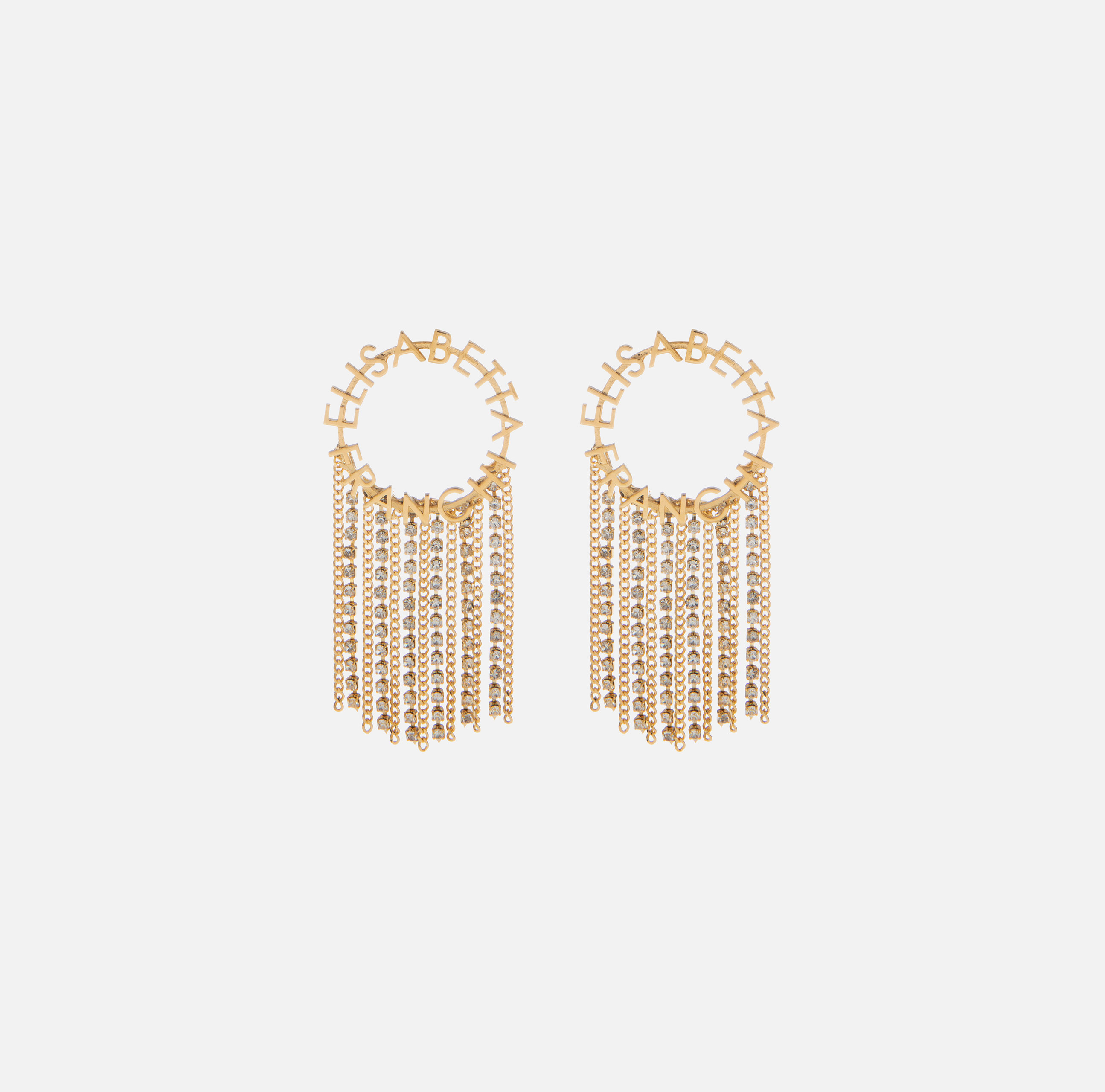 Hoop earrings with tassels - ACCESSORI - Elisabetta Franchi