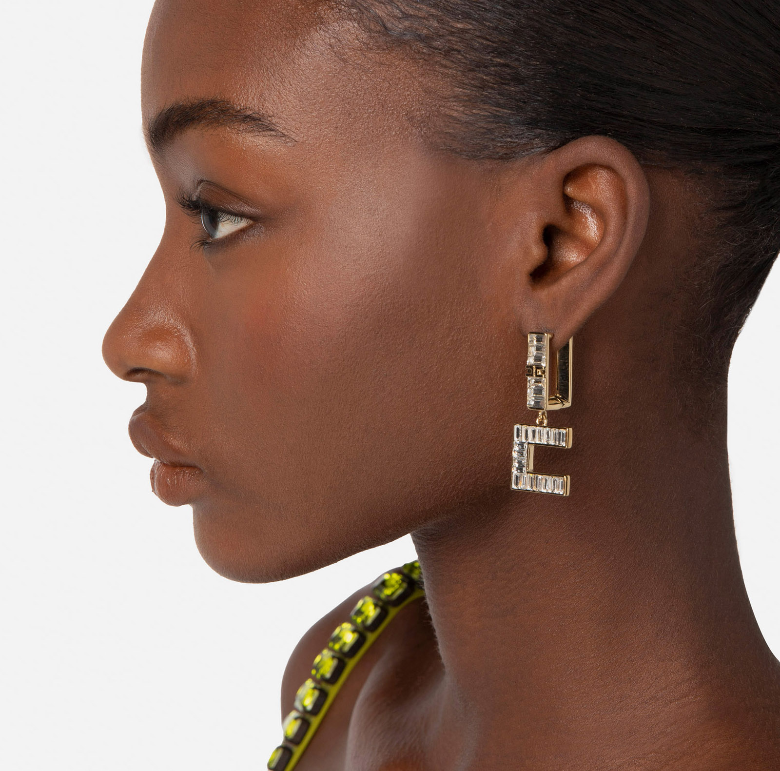 Earrings with rhinestones - Elisabetta Franchi